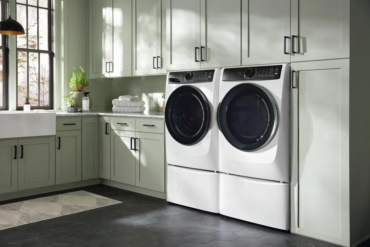 Electrolux ELFE7738AW Electrolux Front Load Perfect Steam&#8482; Electric Dryer With Balanced Dry&#8482; And Instant Refresh - 8.0 Cu. Ft.