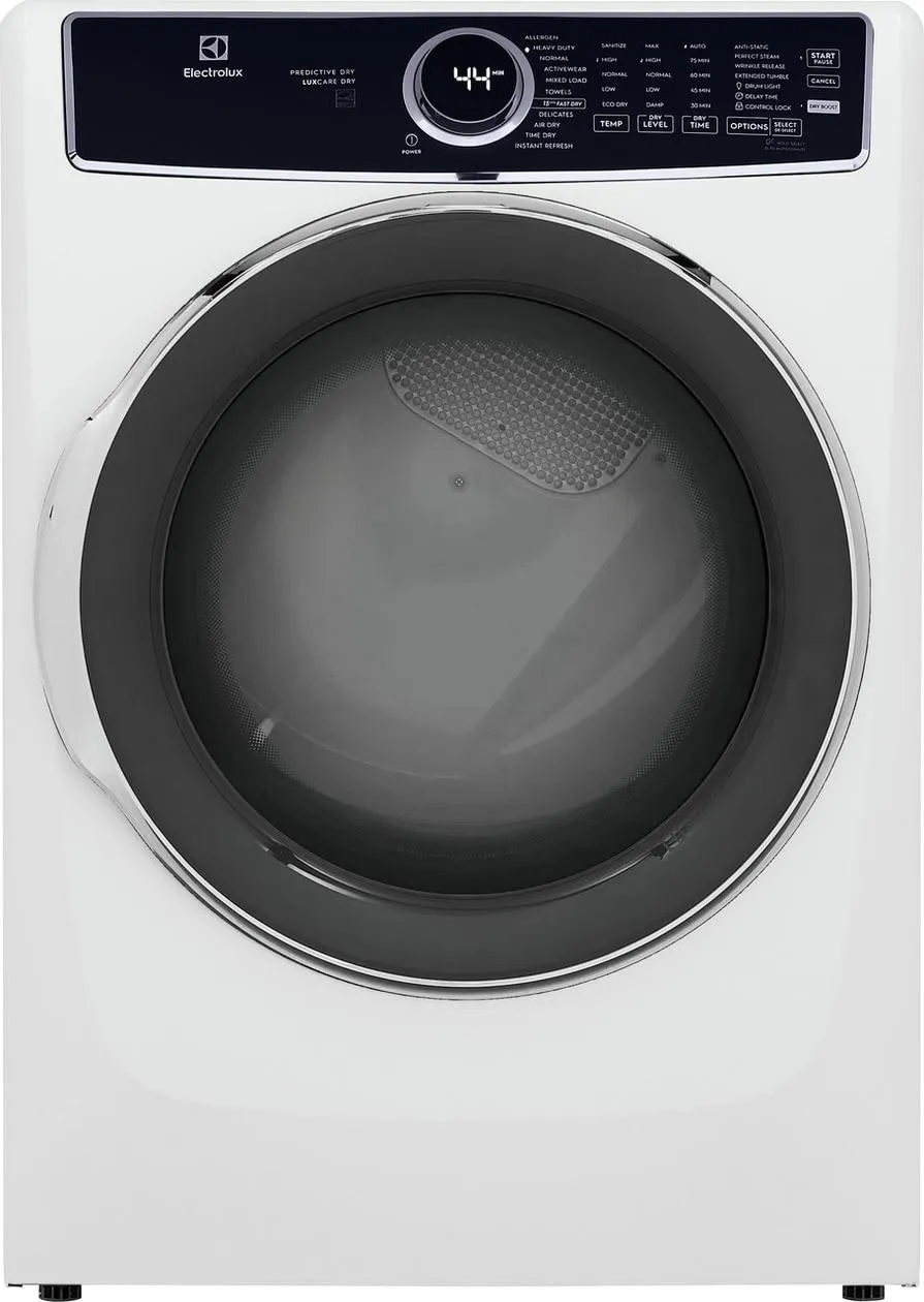 Electrolux ELFG7637BW Electrolux Front Load Perfect Steam&#8482; Gas Dryer With Luxcare Dry And Instant Refresh &#8482; 8.0 Cu. Ft.