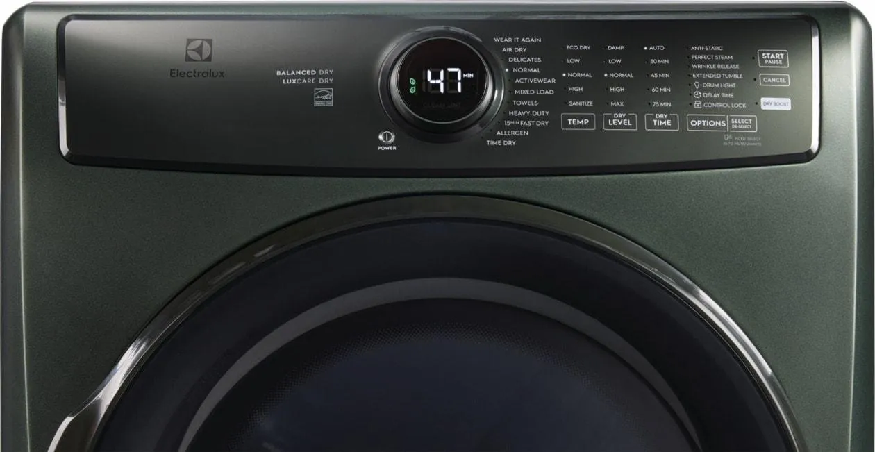 Electrolux ELFG7738AA Electrolux Front Load Perfect Steam&#8482; Gas Dryer With Luxcare Dry And Instant Refresh - 8.0 Cu. Ft.