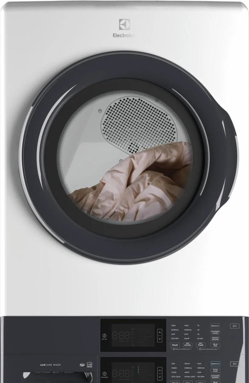 Electrolux ELTE7300AW Electrolux Laundry Tower&#8482; Single Unit Front Load 4.4 Cu. Ft. Washer & 8 Cu. Ft. Electric Dryer