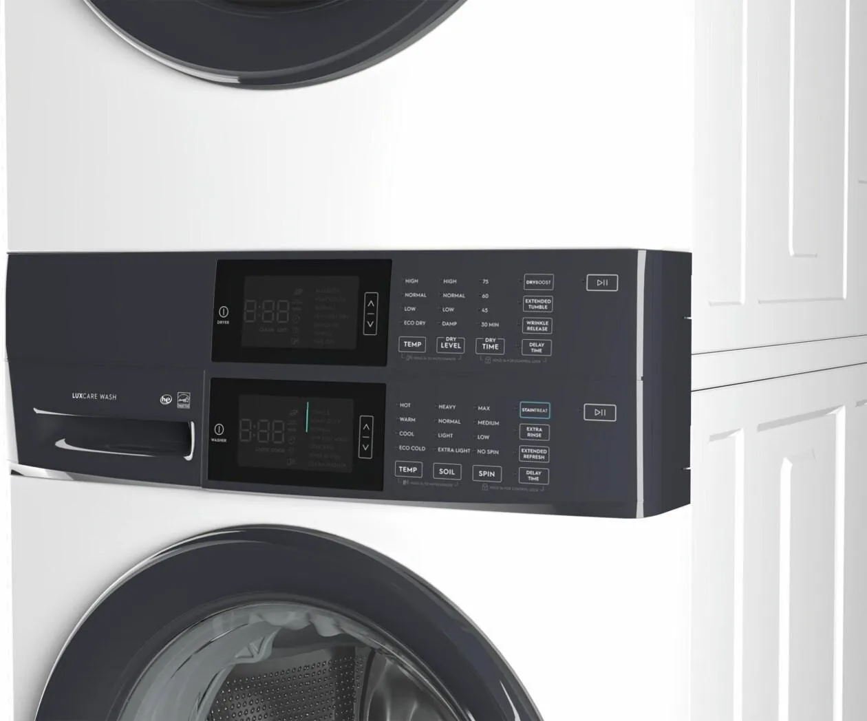 Electrolux ELTE7300AW Electrolux Laundry Tower&#8482; Single Unit Front Load 4.4 Cu. Ft. Washer & 8 Cu. Ft. Electric Dryer