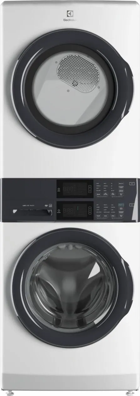 Electrolux ELTE7300AW Electrolux Laundry Tower&#8482; Single Unit Front Load 4.4 Cu. Ft. Washer & 8 Cu. Ft. Electric Dryer