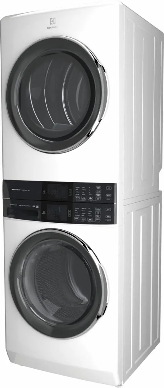 Electrolux ELTE7600AW Electrolux Laundry Tower&#8482; Single Unit Front Load 4.5 Cu. Ft. Washer & 8 Cu. Ft. Electric Dryer