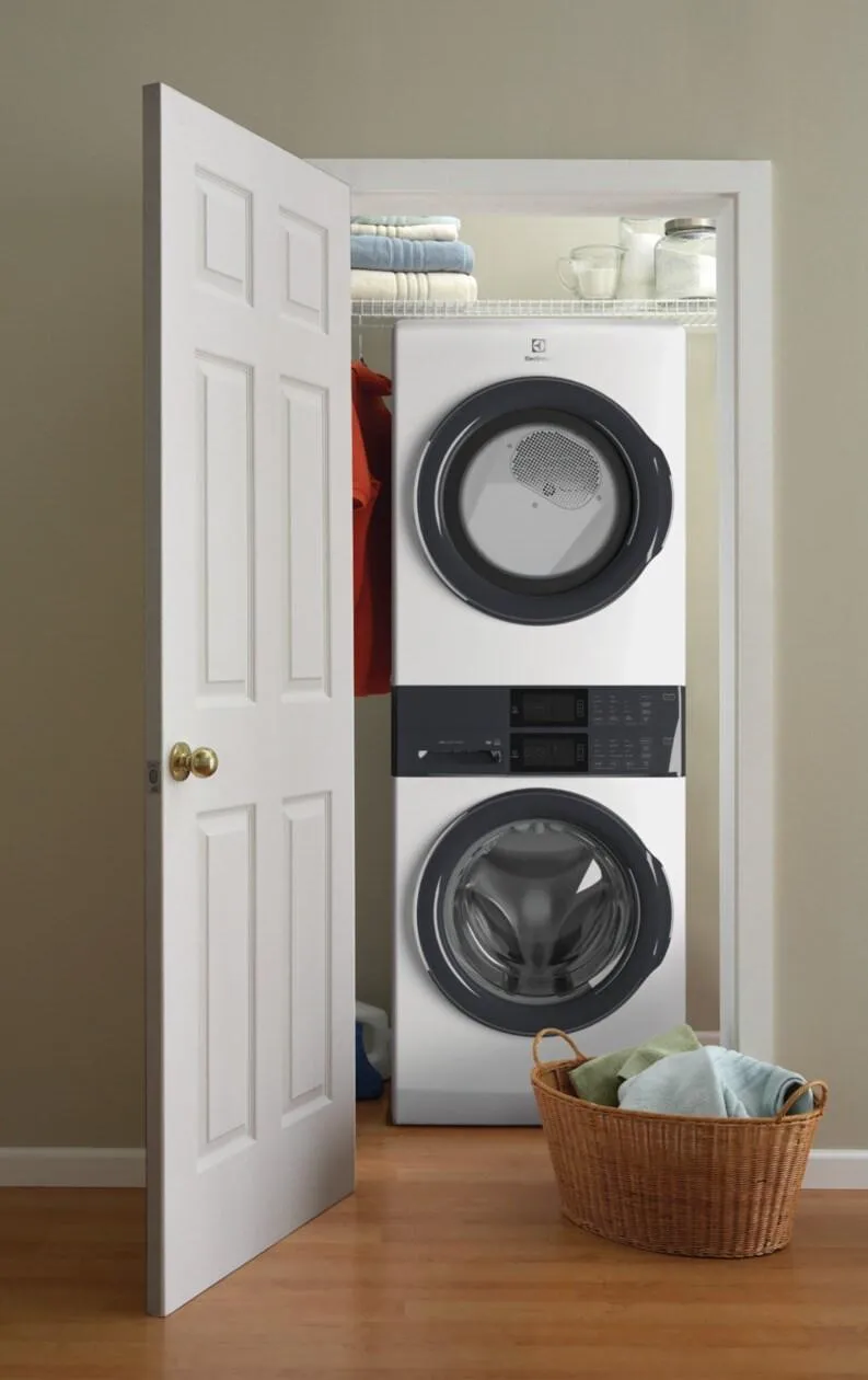 Electrolux ELTG7300AW Electrolux Laundry Tower&#8482; Single Unit Front Load 4.4 Cu. Ft. Washer & 8 Cu. Ft. Gas Dryer