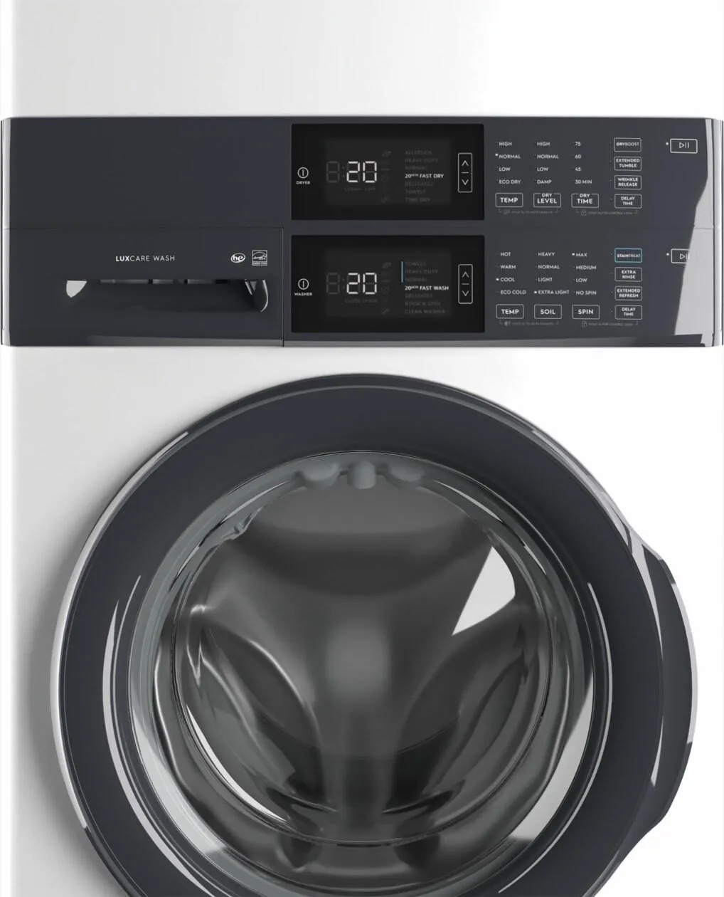 Electrolux ELTG7300AW Electrolux Laundry Tower&#8482; Single Unit Front Load 4.4 Cu. Ft. Washer & 8 Cu. Ft. Gas Dryer
