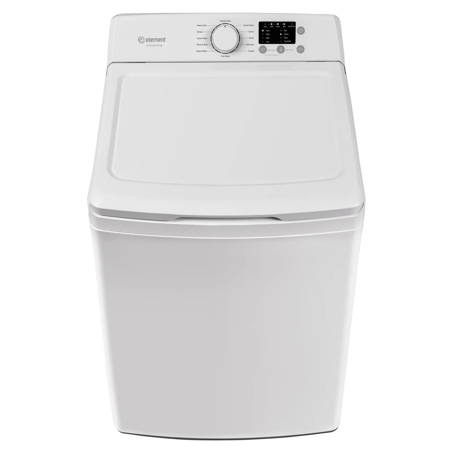 Element Appliance EATW2537CW Element Electronics 3.7 Cu. Ft. Top Load Washing Machine With Agitator - White (Eatw2537Cw)