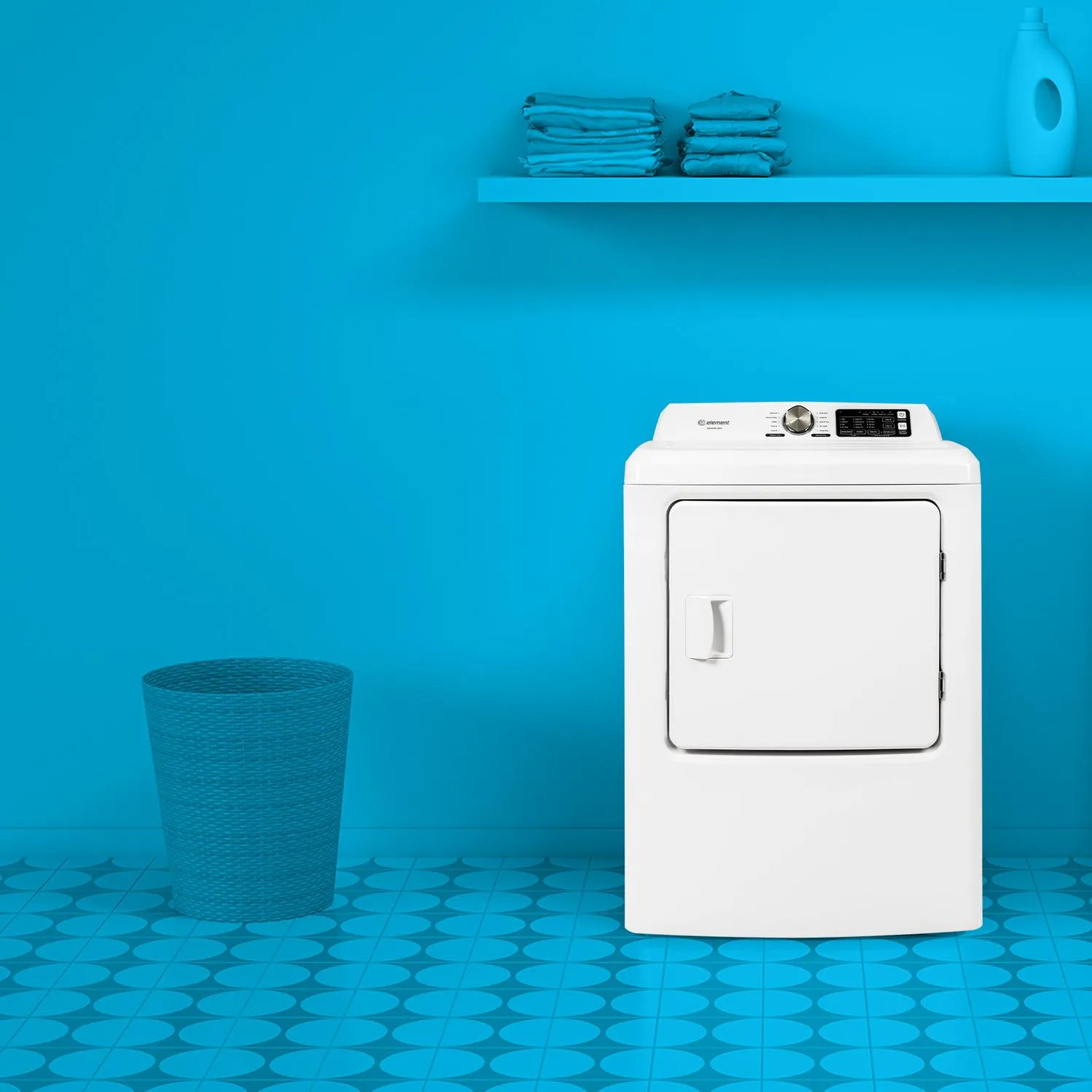 Element Appliance ETD7027ECW Element Electronics 7.0 Cu. Ft. Front Load Electric Dryer - White (Etd7027Ecw)