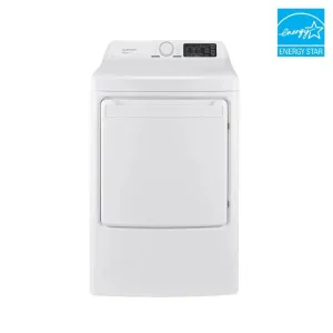 Element Appliance ETD7527EBW Element 7.5 Cu. Ft. Electric Dryer - White. Energy Star (Etd7527Ebw)