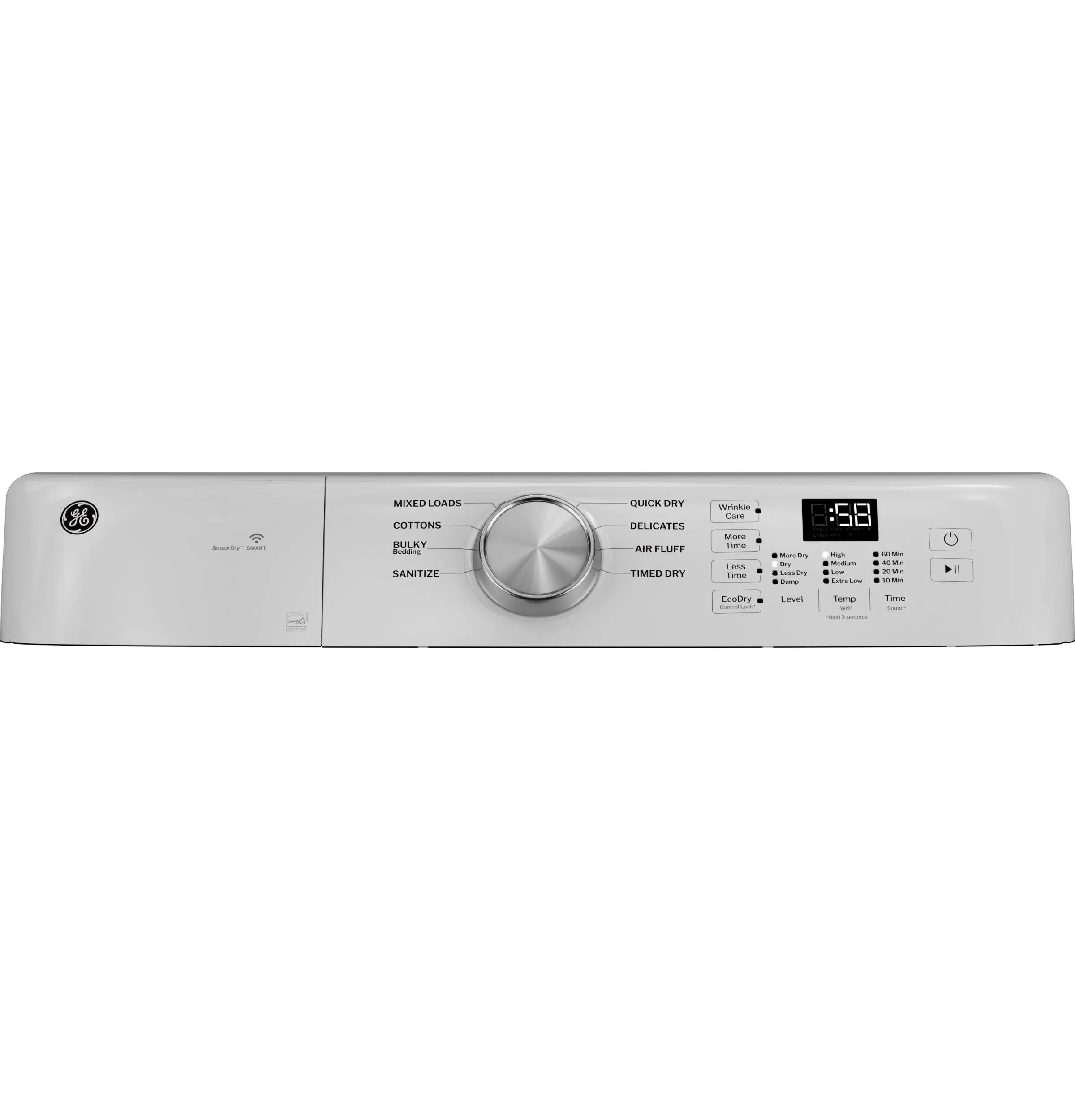 Ge Appliances GFD35GSSYWW Ge Energy Star 7.8 Cu. Ft. Capacity Smart Front Load Gas Dryer