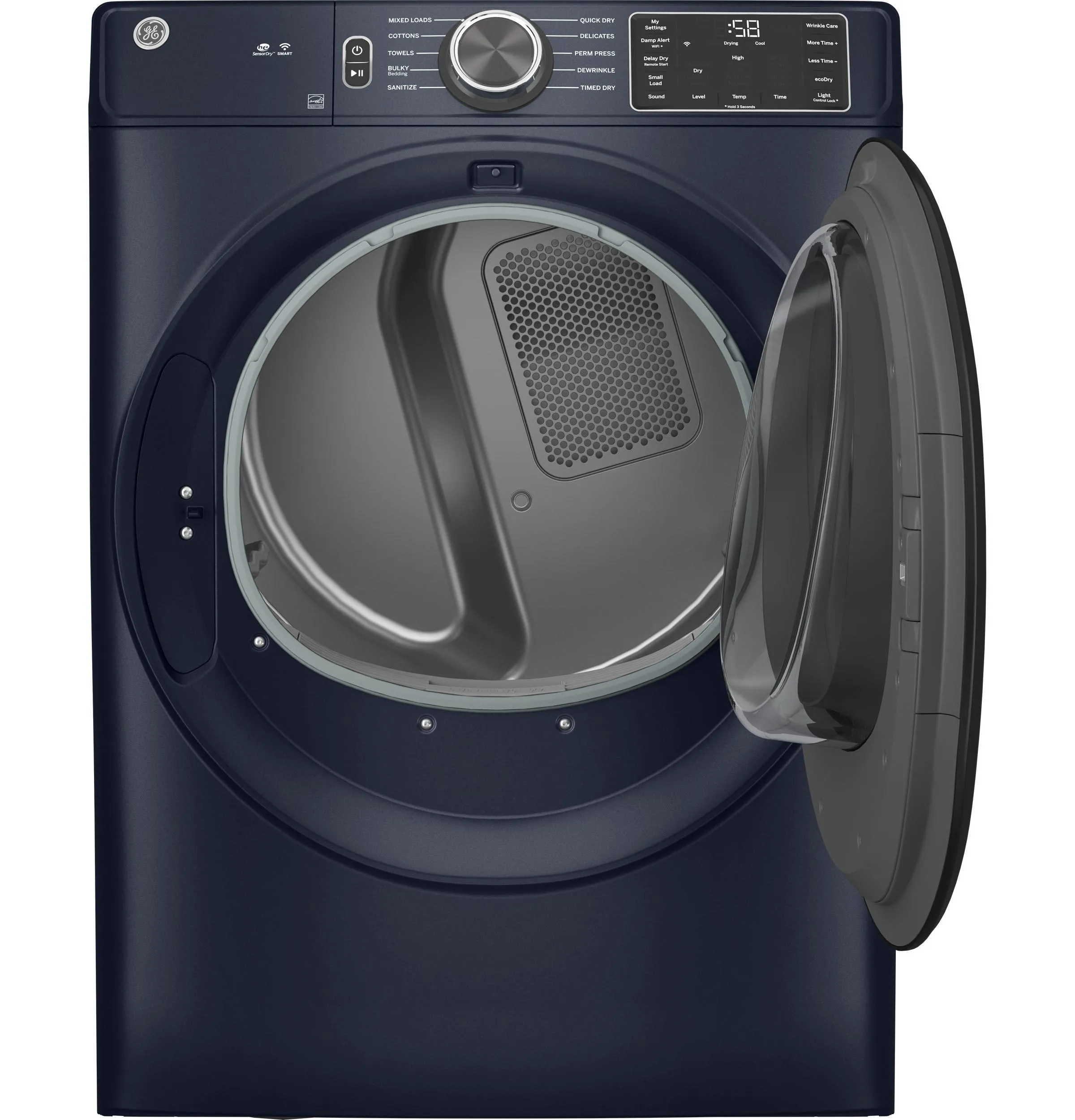 Ge Appliances GFD55ESPRRS Ge 7.8 Cu. Ft. Capacity Smart Front Load Electric Dryer With Sanitize Cycle