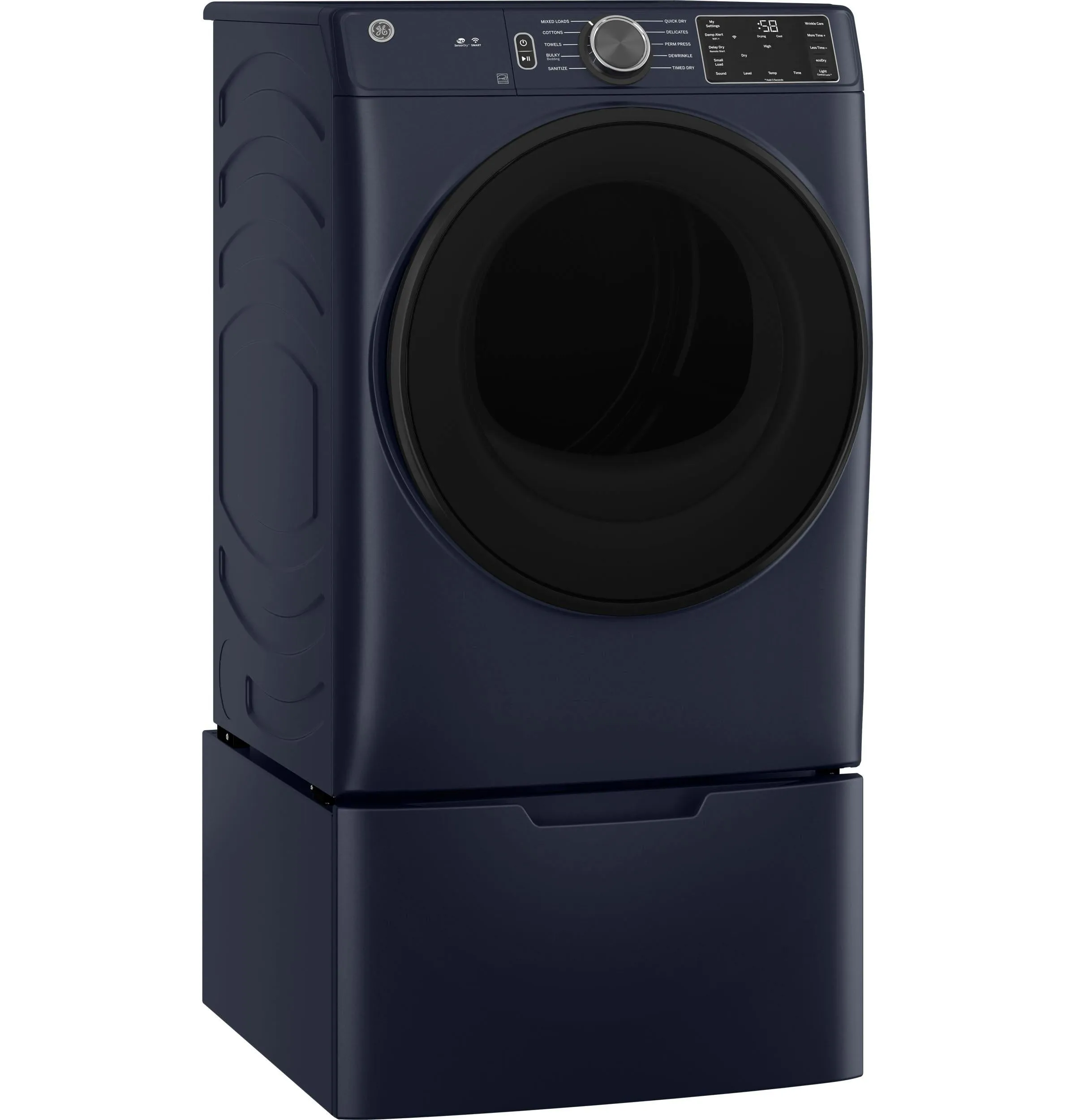 Ge Appliances GFD55ESPRRS Ge 7.8 Cu. Ft. Capacity Smart Front Load Electric Dryer With Sanitize Cycle