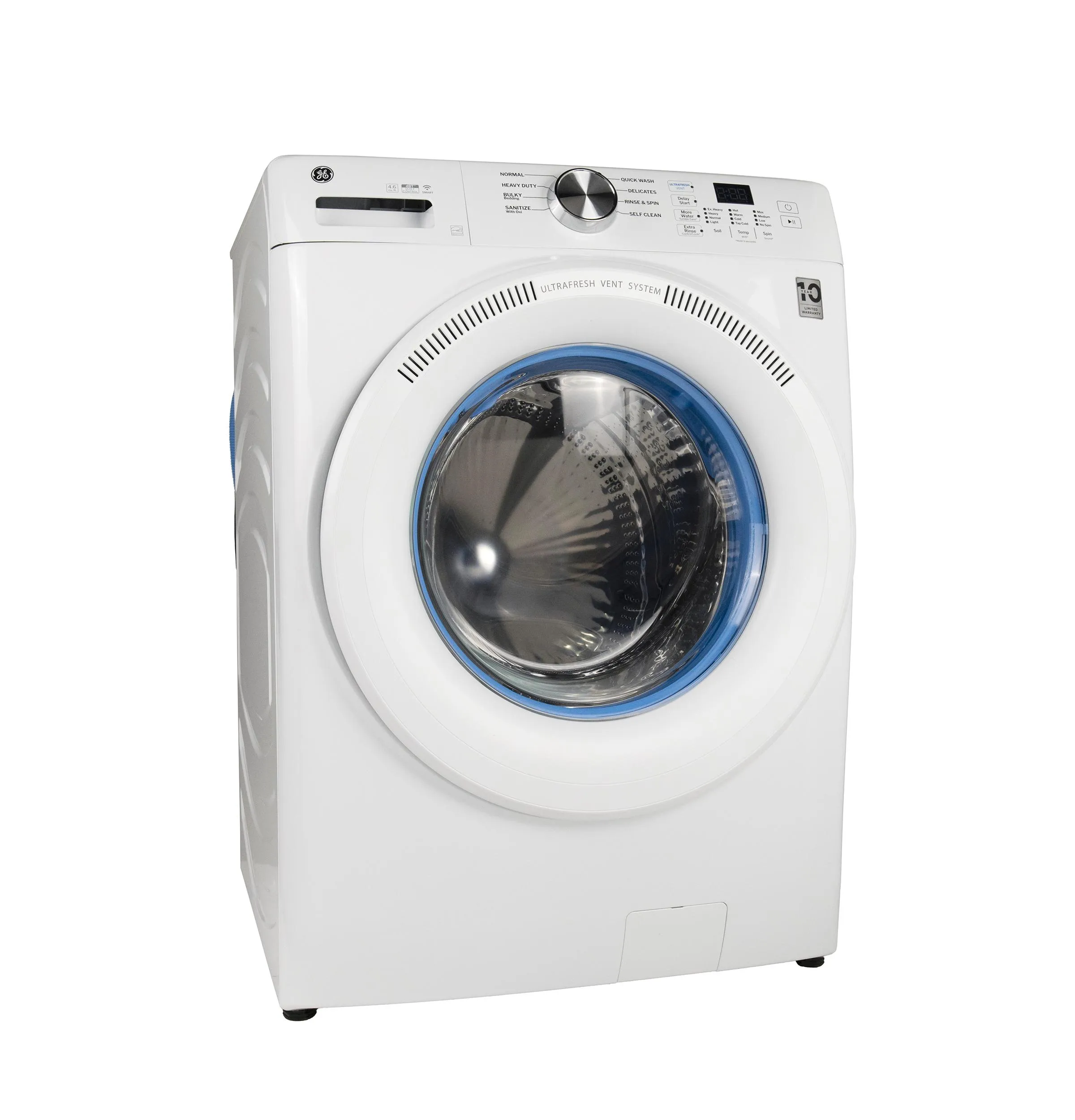 Ge Appliances GFW350SSYWW Ge Energy Star 4.6 Cu. Ft. Capacity Smart Front Load Washer With Ultrafresh Vent System With Odorblock&#8482;