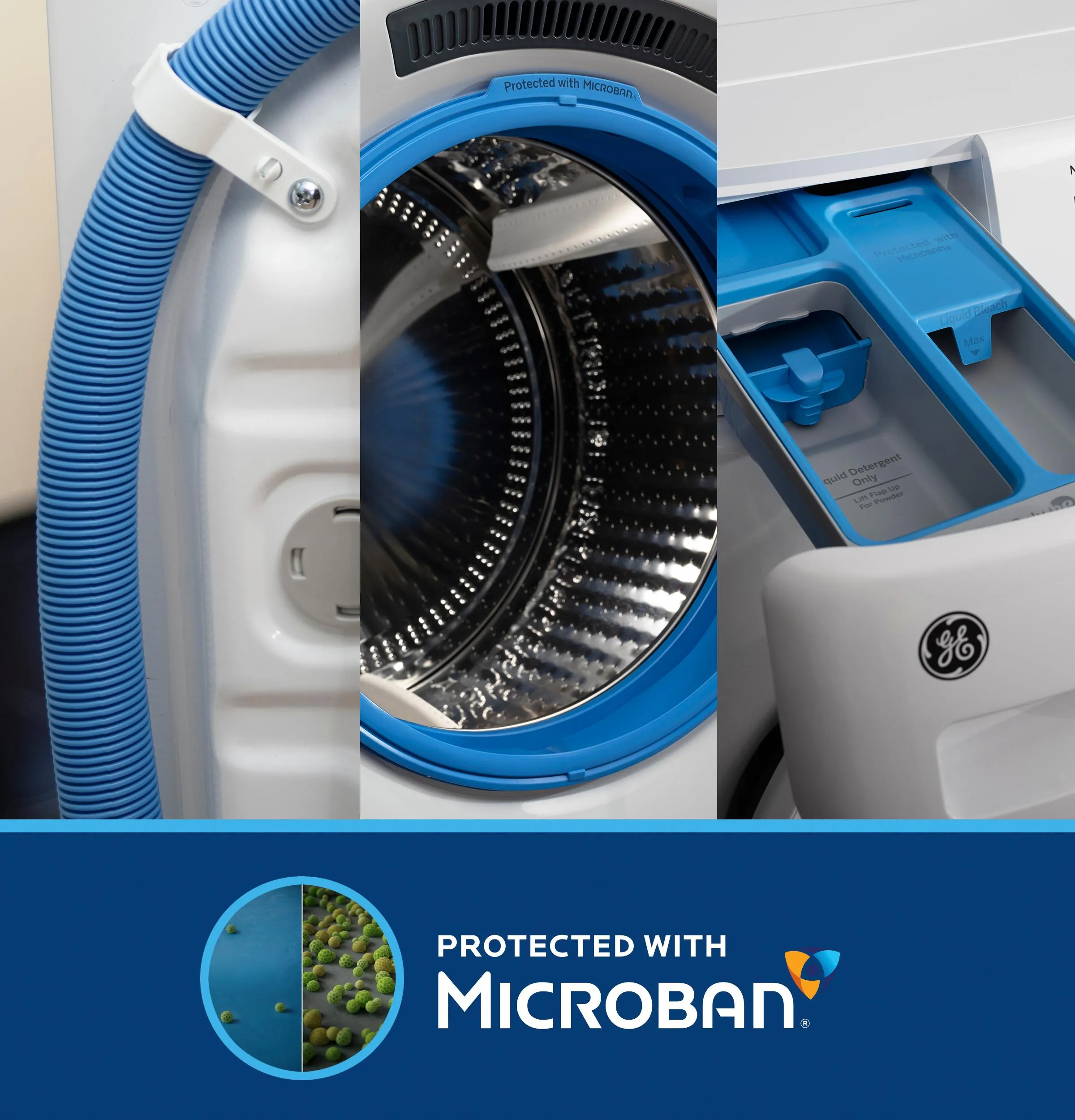 Ge Appliances GFW350SSYWW Ge Energy Star 4.6 Cu. Ft. Capacity Smart Front Load Washer With Ultrafresh Vent System With Odorblock&#8482;
