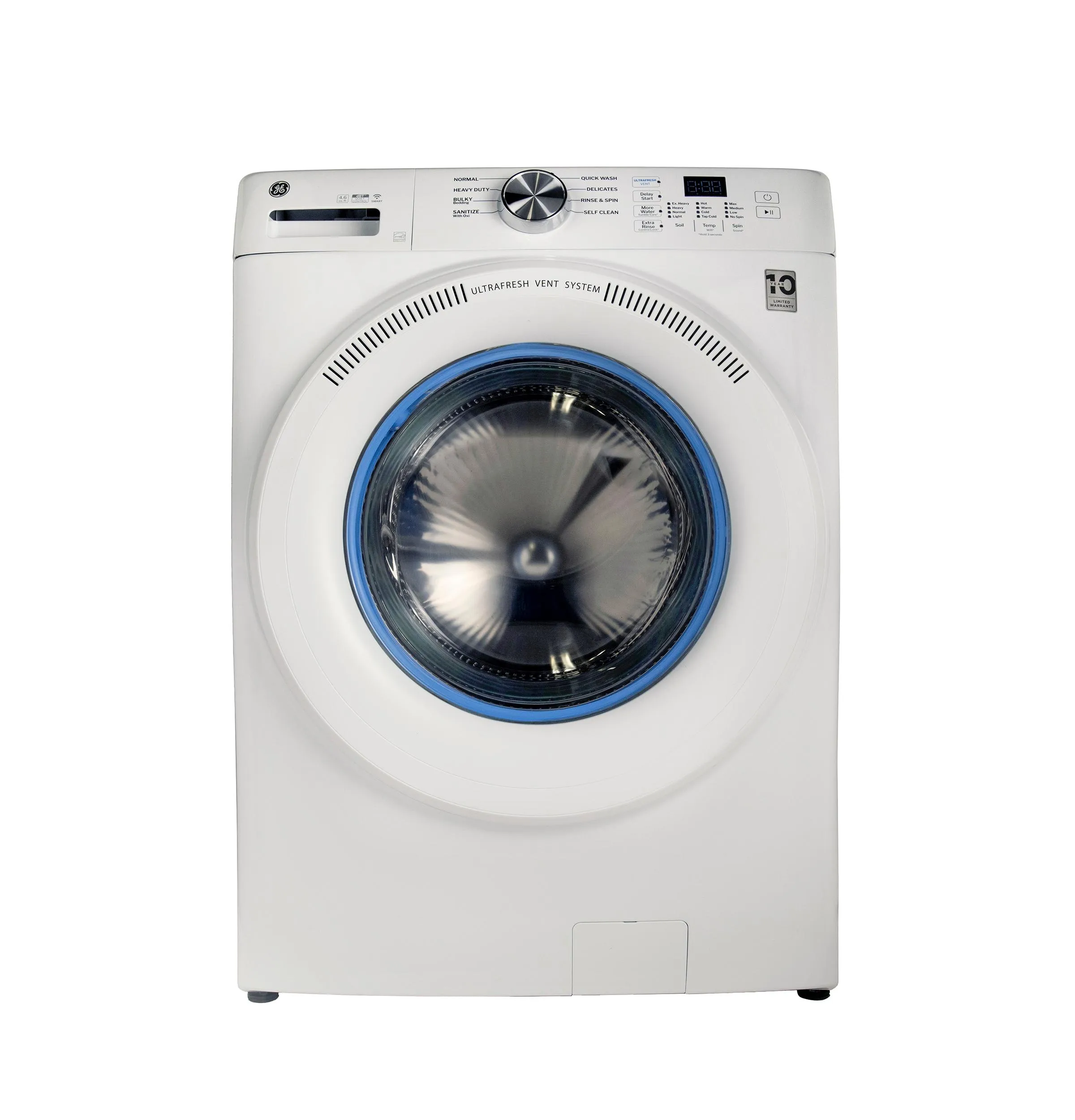 Ge Appliances GFW350SSYWW Ge Energy Star 4.6 Cu. Ft. Capacity Smart Front Load Washer With Ultrafresh Vent System With Odorblock&#8482;