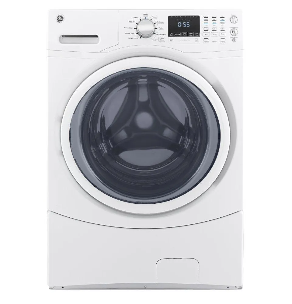 Ge Appliances GFW430SSMWW Ge 4.5 Cu. Ft. Capacity Front Load Energy Star Washer