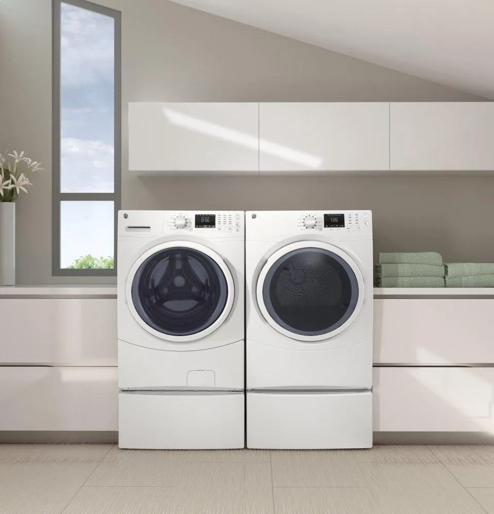 Ge Appliances GFW430SSMWW Ge 4.5 Cu. Ft. Capacity Front Load Energy Star Washer