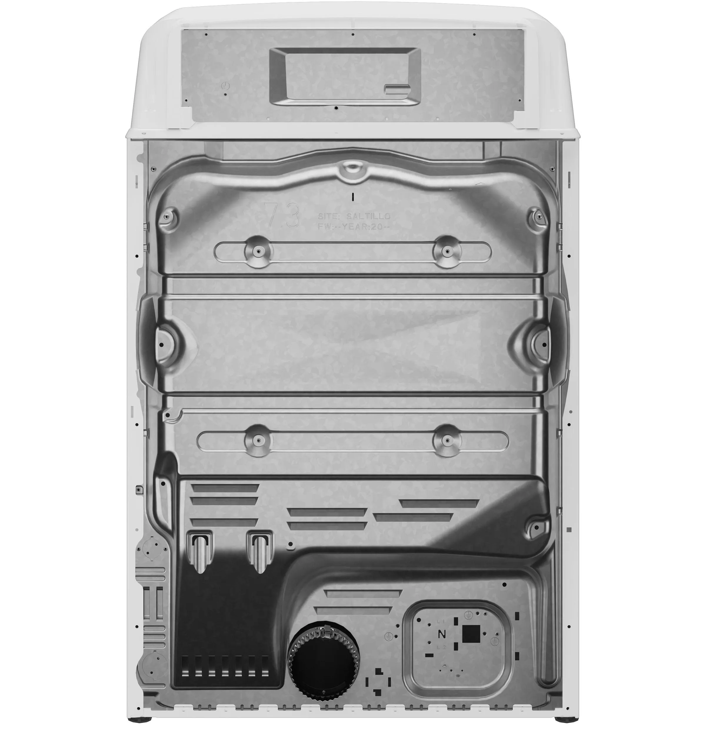 Ge Appliances GTD38EASWWS Ge 7.2 Cu. Ft. Capacity Electric Dryer With Up To 120 Ft. Venting&#X200B; And Reversible Door&#X200B;