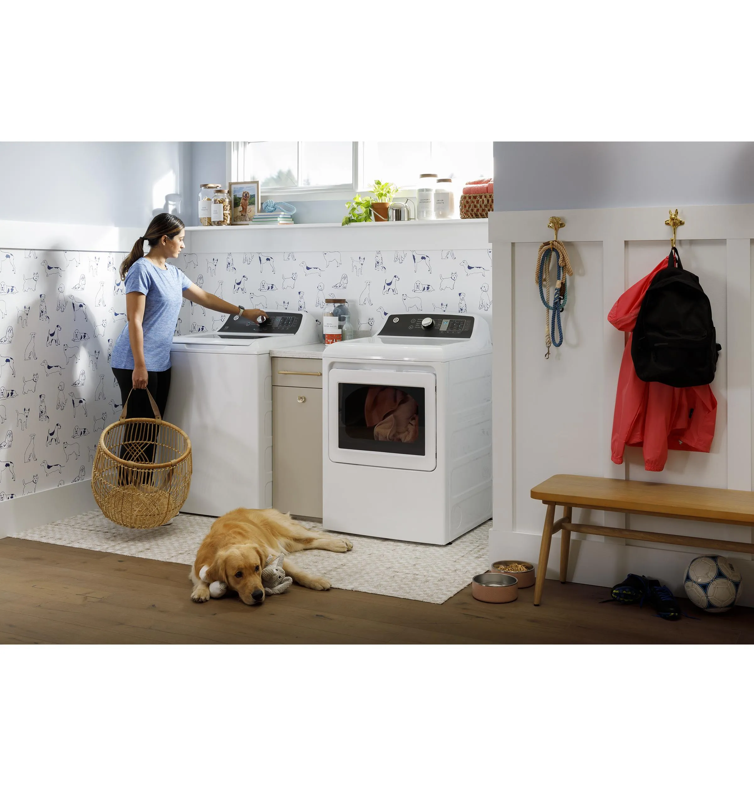 Ge Appliances GTD58EBSVWS Ge 7.4 Cu. Ft. Capacity With Sensor Dry Electric Dryer
