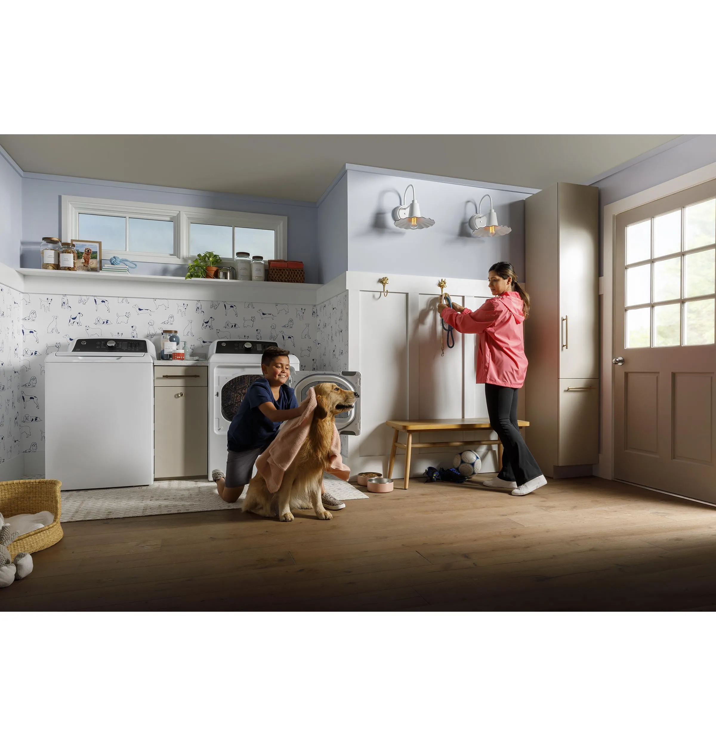 Ge Appliances GTD58EBSVWS Ge 7.4 Cu. Ft. Capacity With Sensor Dry Electric Dryer