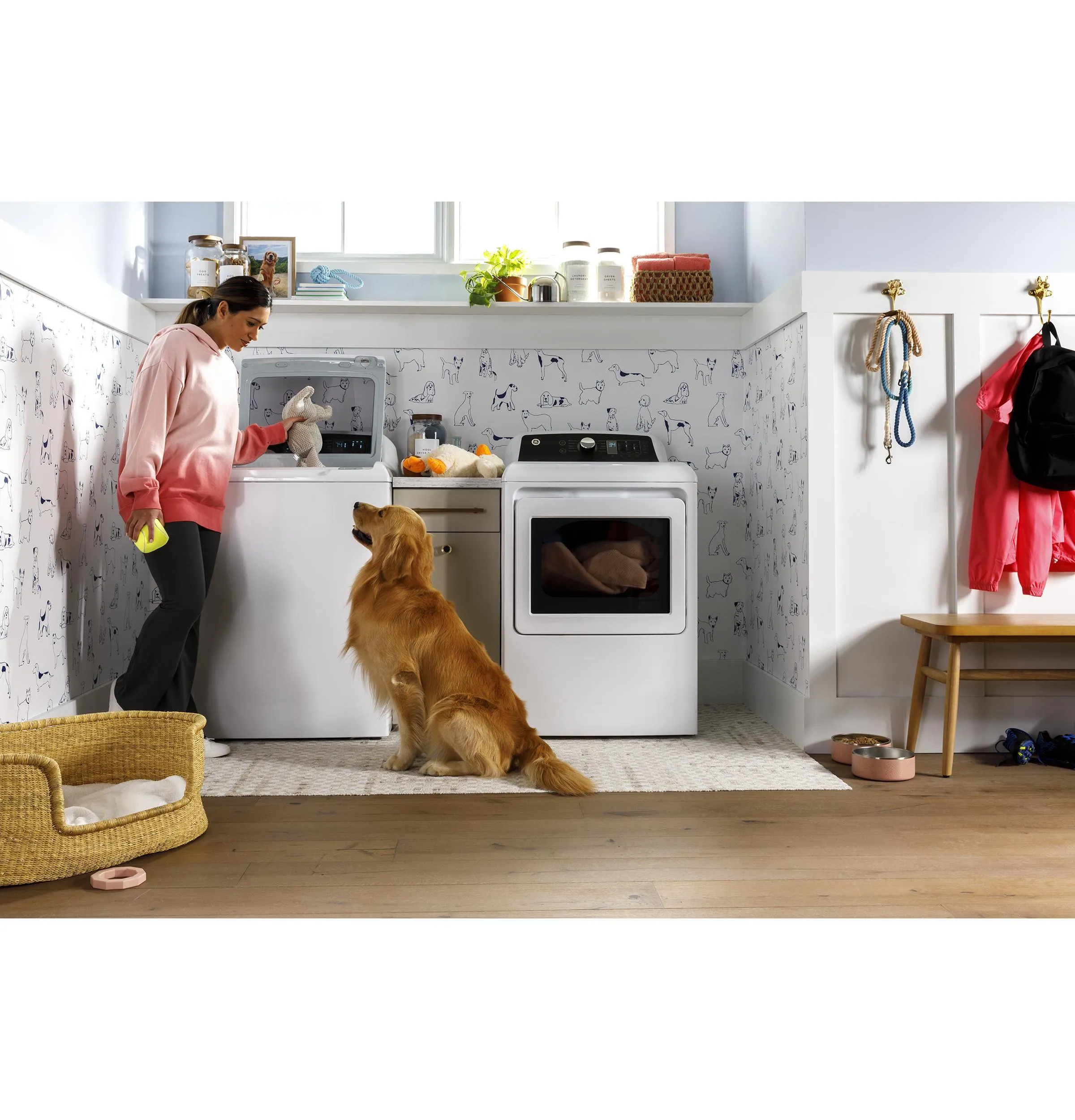 Ge Appliances GTD58EBSVWS Ge 7.4 Cu. Ft. Capacity With Sensor Dry Electric Dryer
