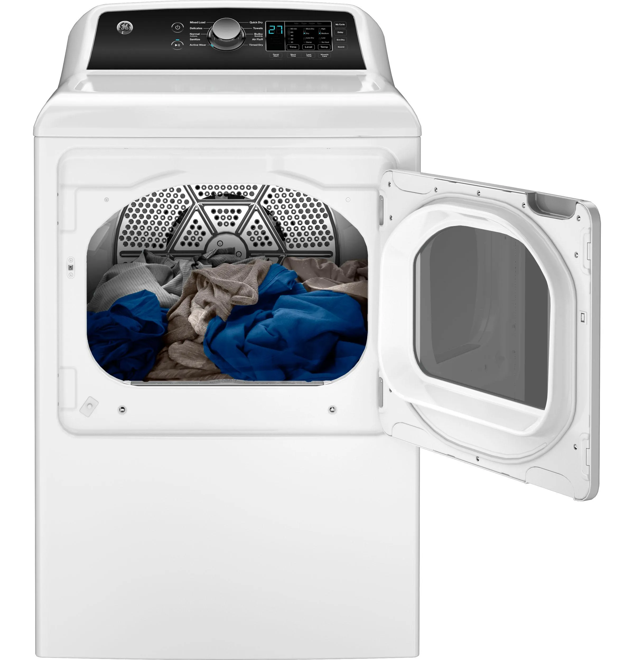 Ge Appliances GTD58EBSVWS Ge 7.4 Cu. Ft. Capacity With Sensor Dry Electric Dryer