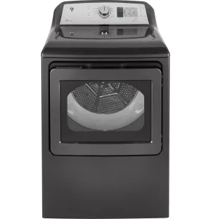 Ge Appliances GTD65EBPLDG Ge 7.4 Cu. Ft. Capacity Aluminized Alloy Drum Electric Dryer With He Sensor Dry