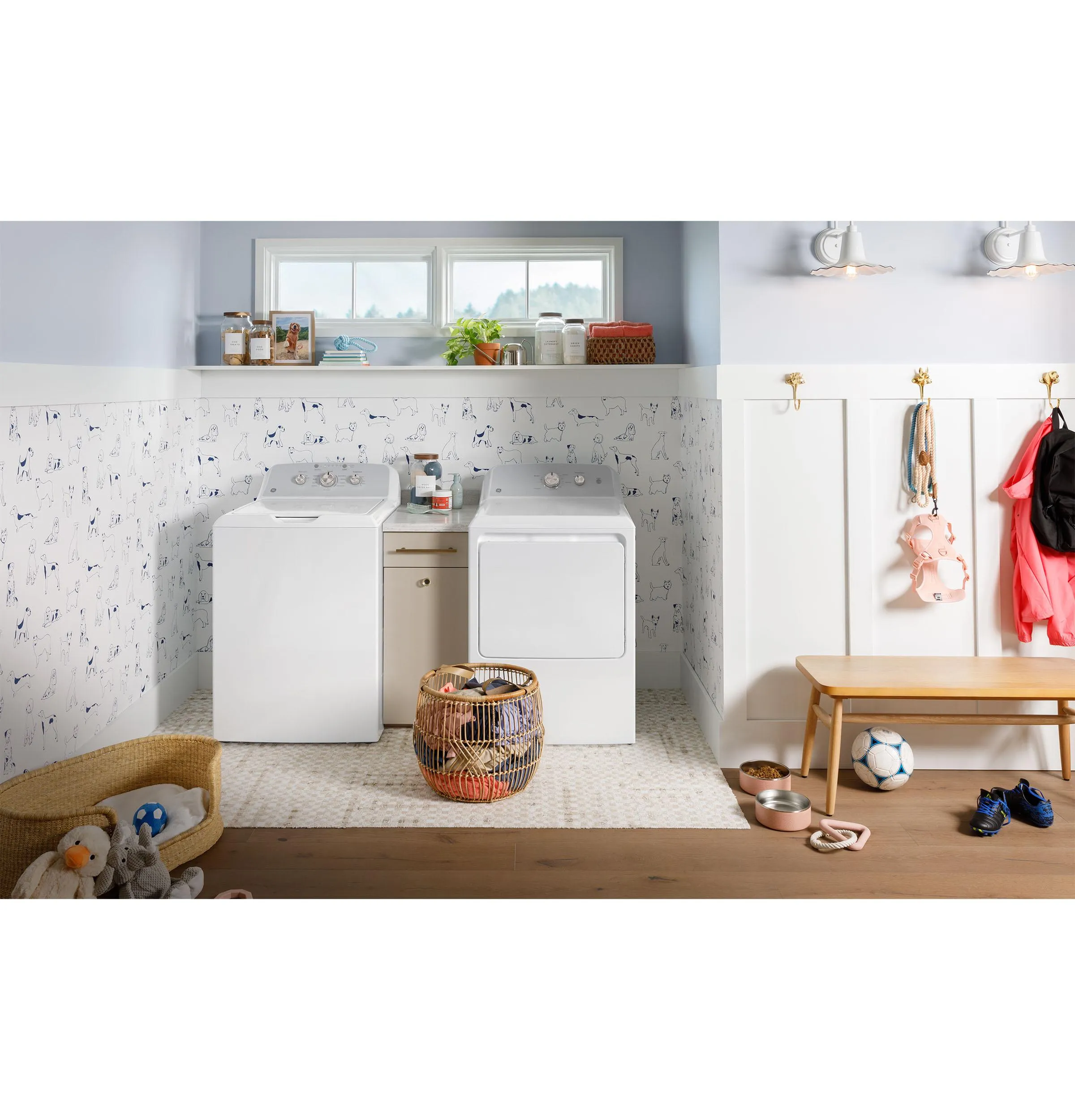 Ge Appliances GTX38EASWWS Ge 6.2 Cu. Ft. Capacity&#X00A0;Electric Dryer With Up To 120 Ft. Venting And Shallow Depth&#X200B;