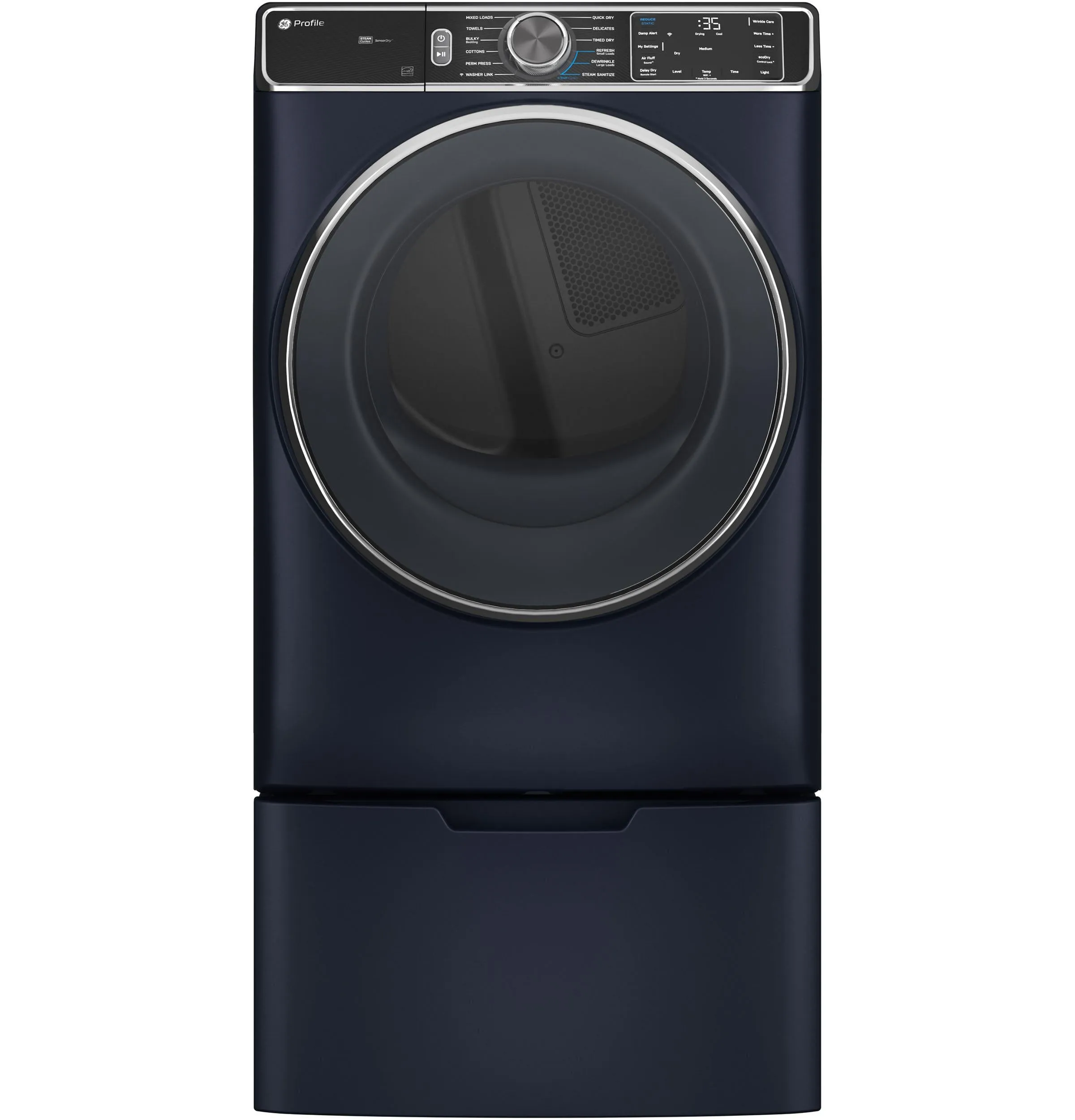 Ge Appliances PFD87ESPVRS Ge Profile&#8482; 7.8 Cu. Ft. Capacity Smart Front Load Electric Dryer With Steam And Sanitize Cycle