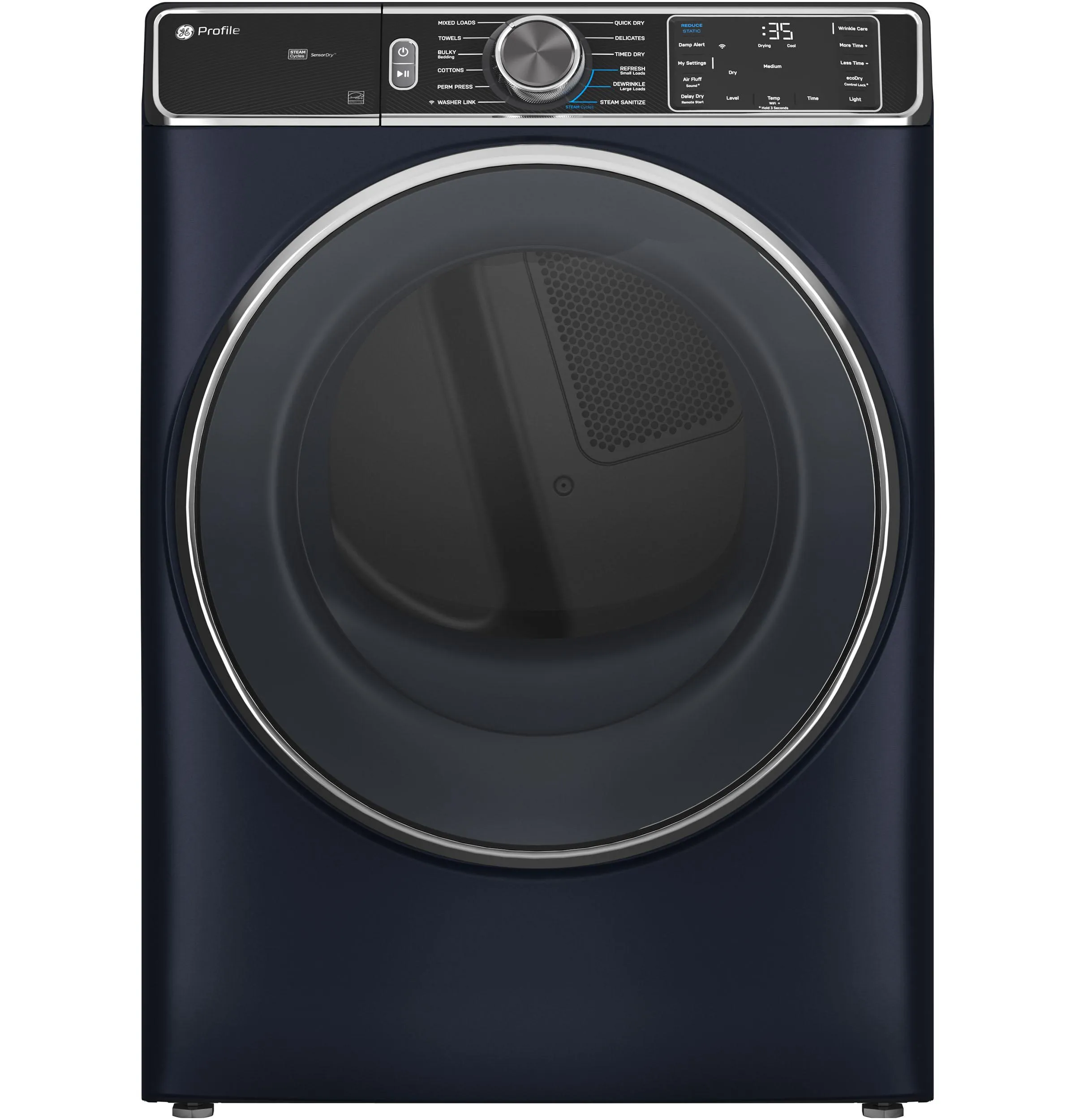 Ge Appliances PFD87ESPVRS Ge Profile&#8482; 7.8 Cu. Ft. Capacity Smart Front Load Electric Dryer With Steam And Sanitize Cycle