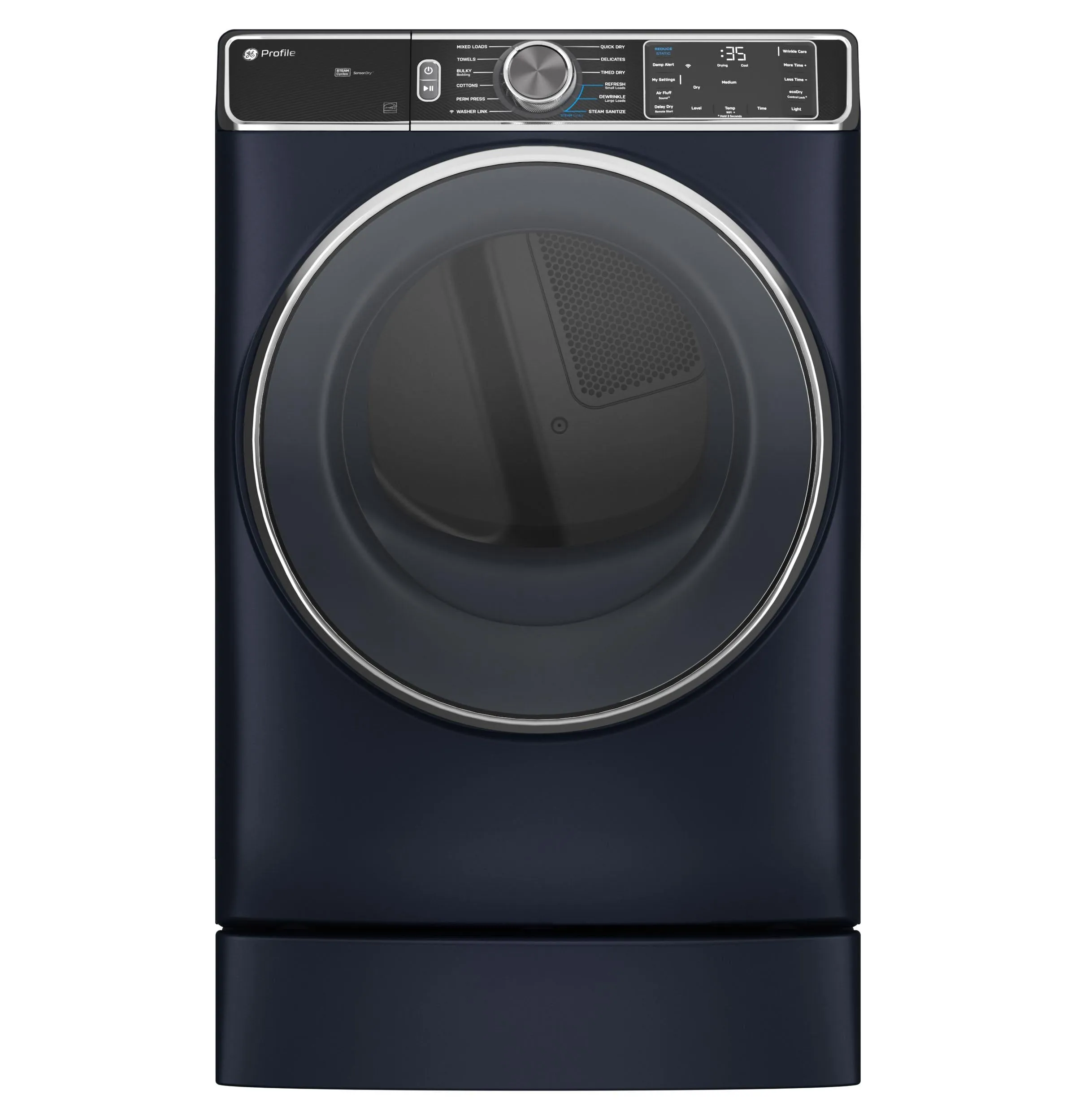 Ge Appliances PFD87ESPVRS Ge Profile&#8482; 7.8 Cu. Ft. Capacity Smart Front Load Electric Dryer With Steam And Sanitize Cycle