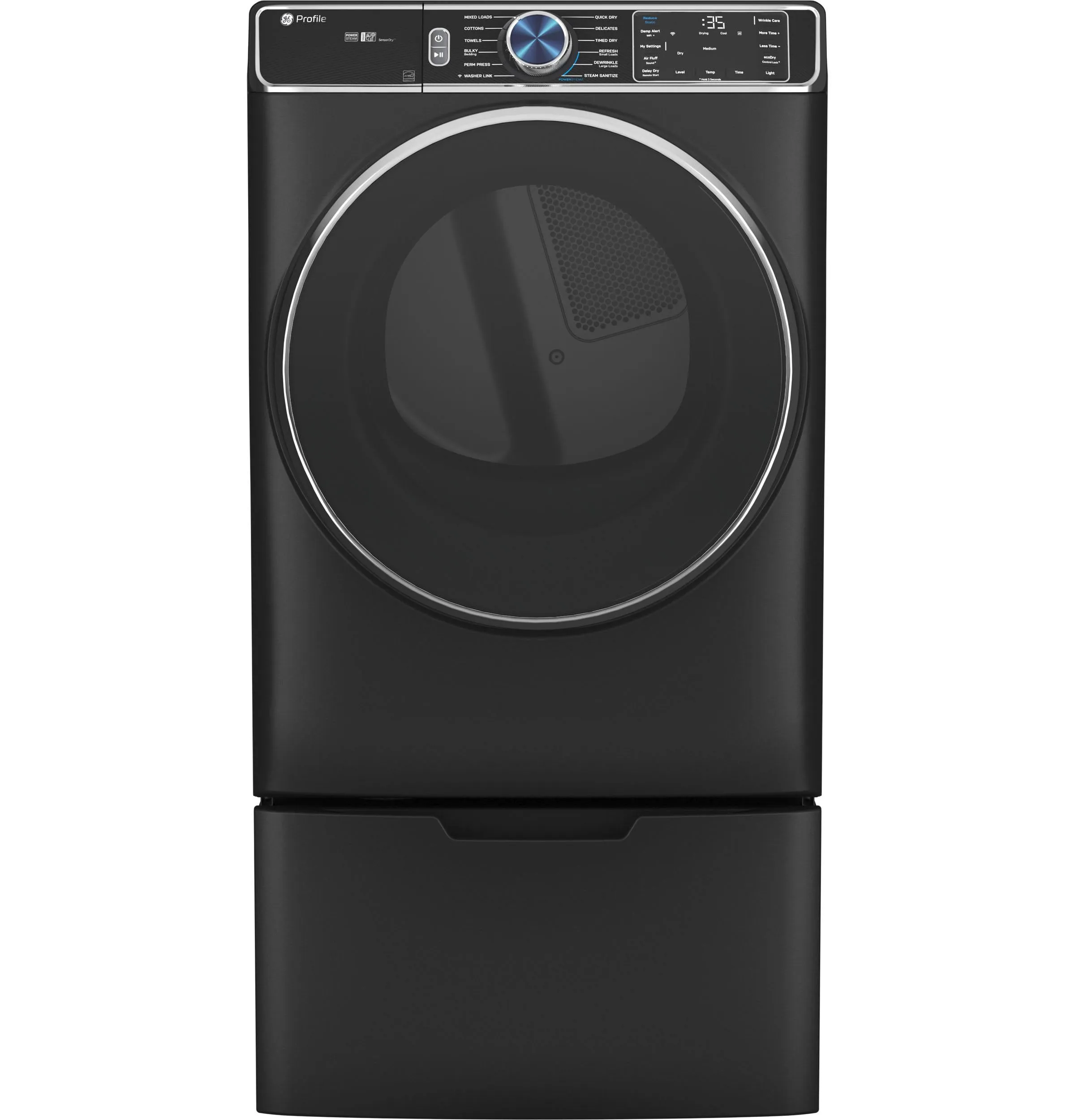 Ge Appliances PFD95ESPTDS Ge Profile&#8482; 7.8 Cu. Ft. Capacity Smart Front Load Electric Dryer With Steam And Sanitize Cycle