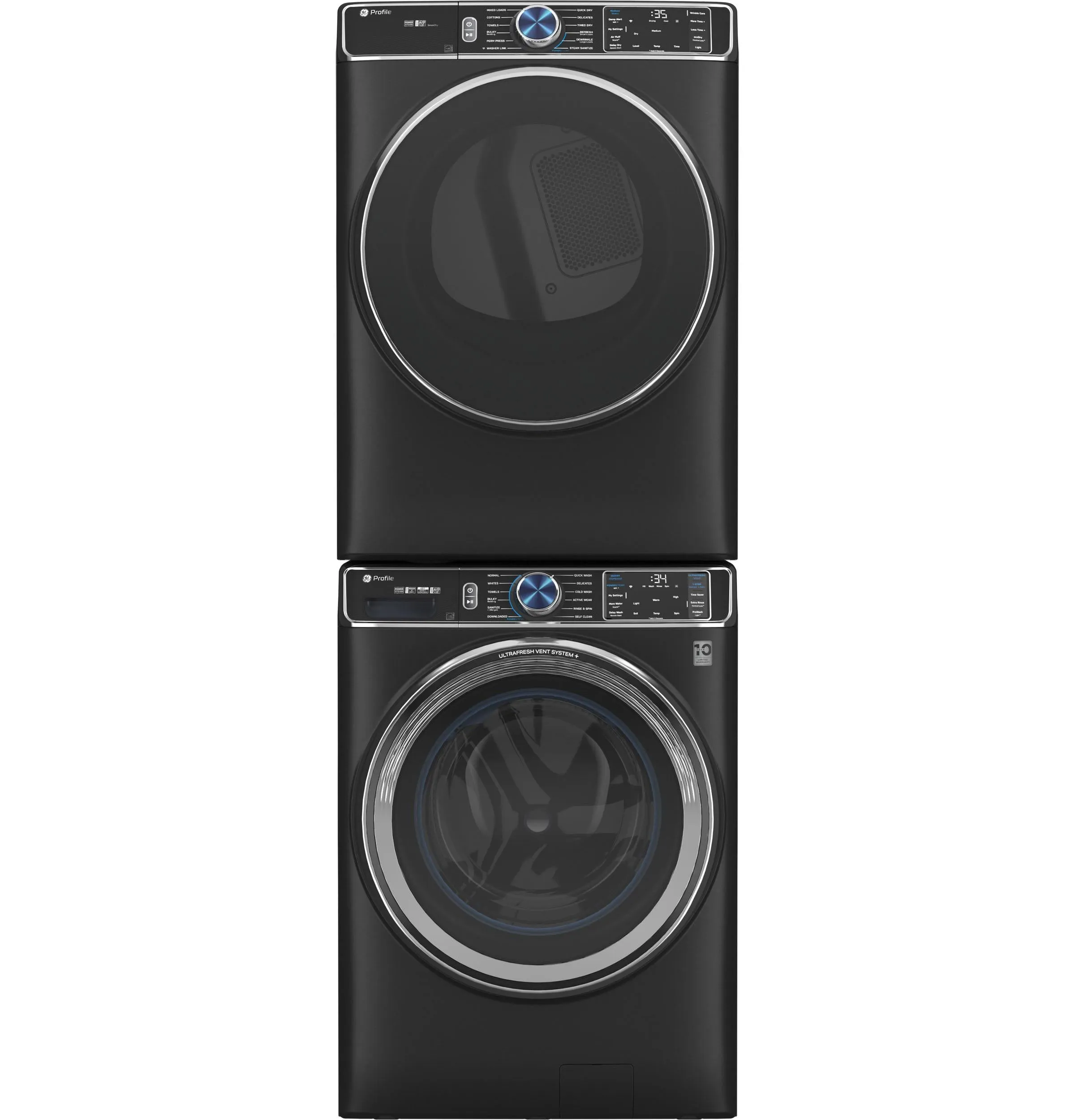 Ge Appliances PFD95ESPTDS Ge Profile&#8482; 7.8 Cu. Ft. Capacity Smart Front Load Electric Dryer With Steam And Sanitize Cycle