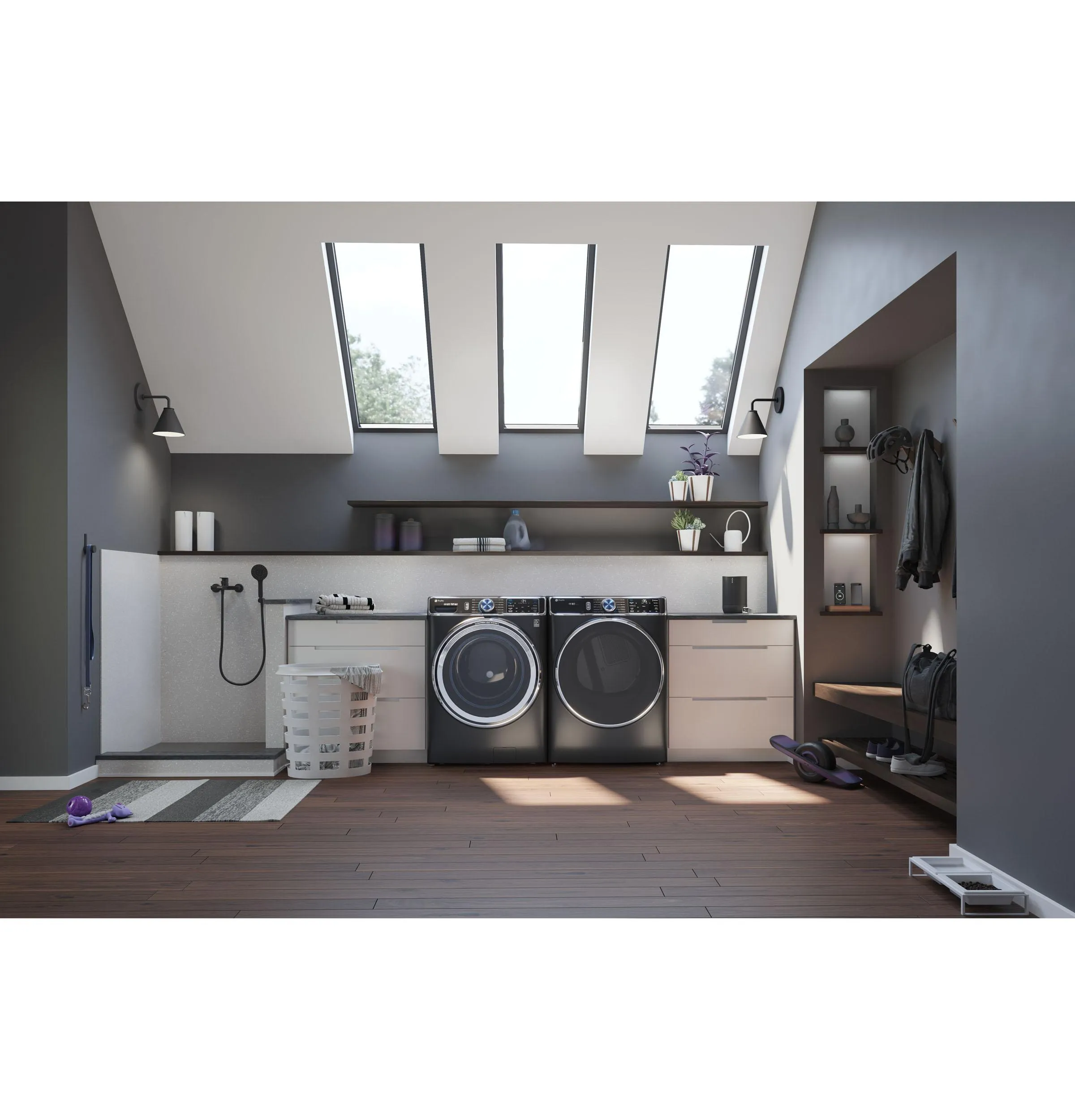 Ge Appliances PFD95ESPTDS Ge Profile&#8482; 7.8 Cu. Ft. Capacity Smart Front Load Electric Dryer With Steam And Sanitize Cycle