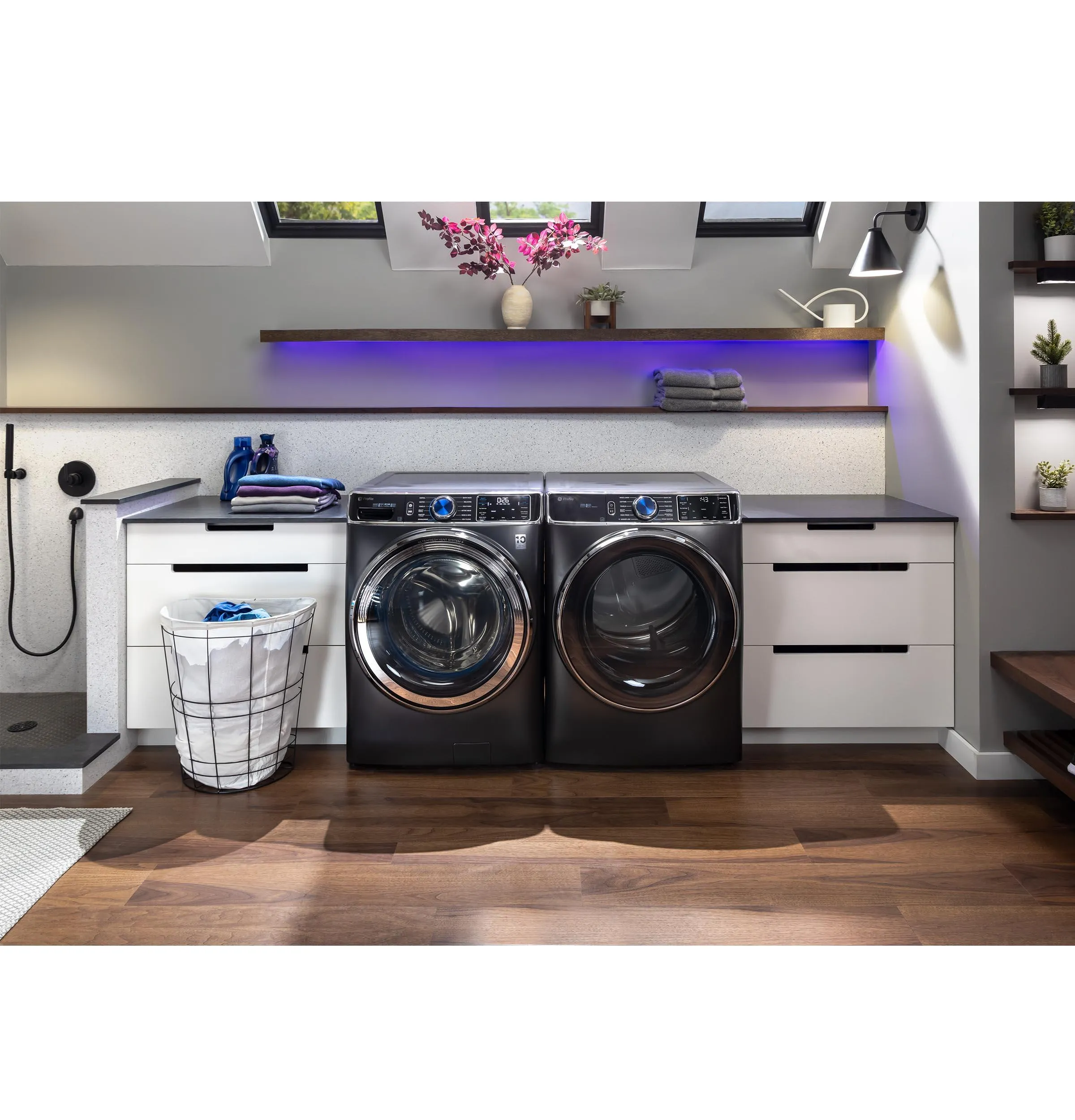 Ge Appliances PFD95ESPTDS Ge Profile&#8482; 7.8 Cu. Ft. Capacity Smart Front Load Electric Dryer With Steam And Sanitize Cycle