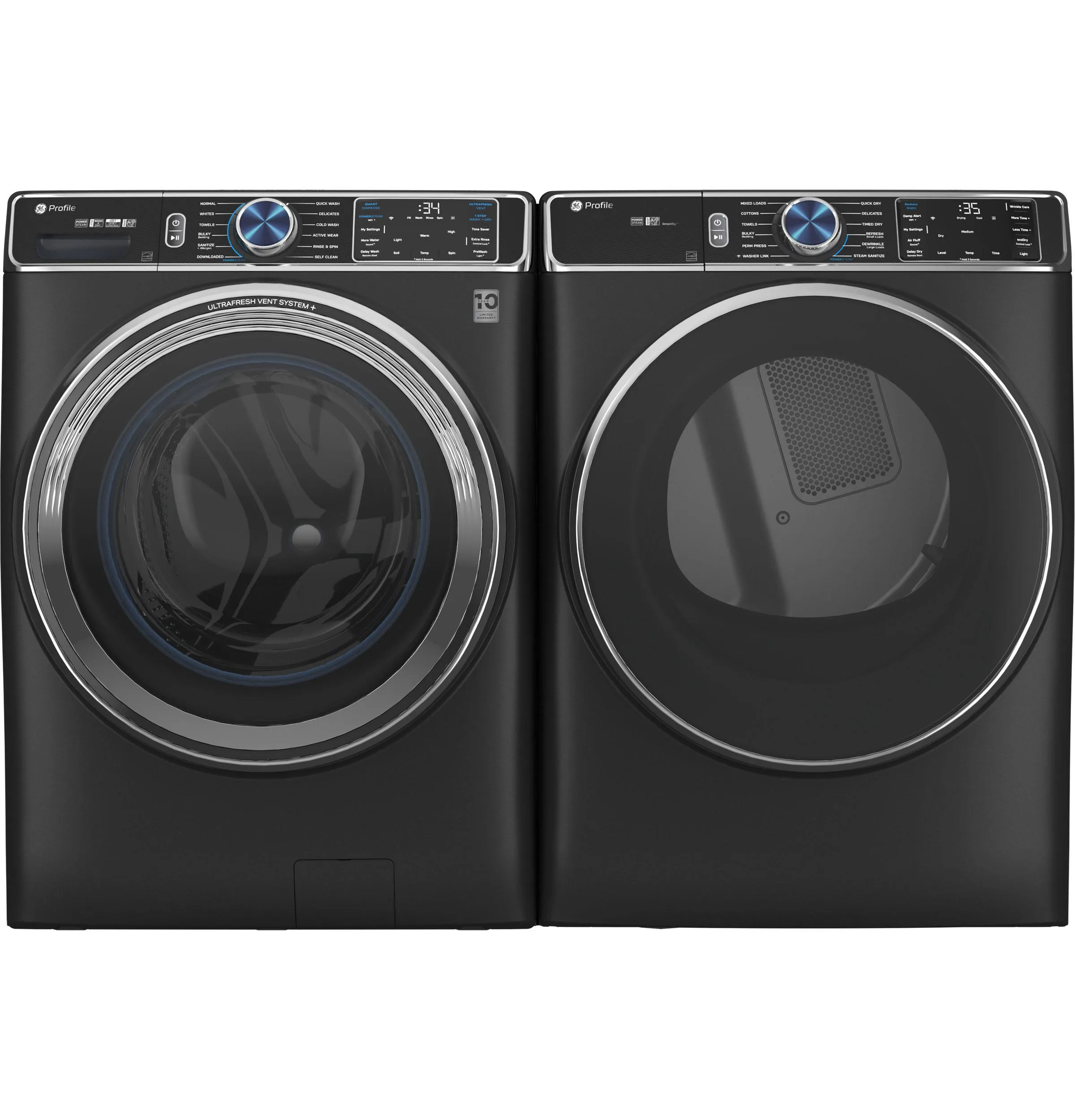 Ge Appliances PFD95ESPTDS Ge Profile&#8482; 7.8 Cu. Ft. Capacity Smart Front Load Electric Dryer With Steam And Sanitize Cycle