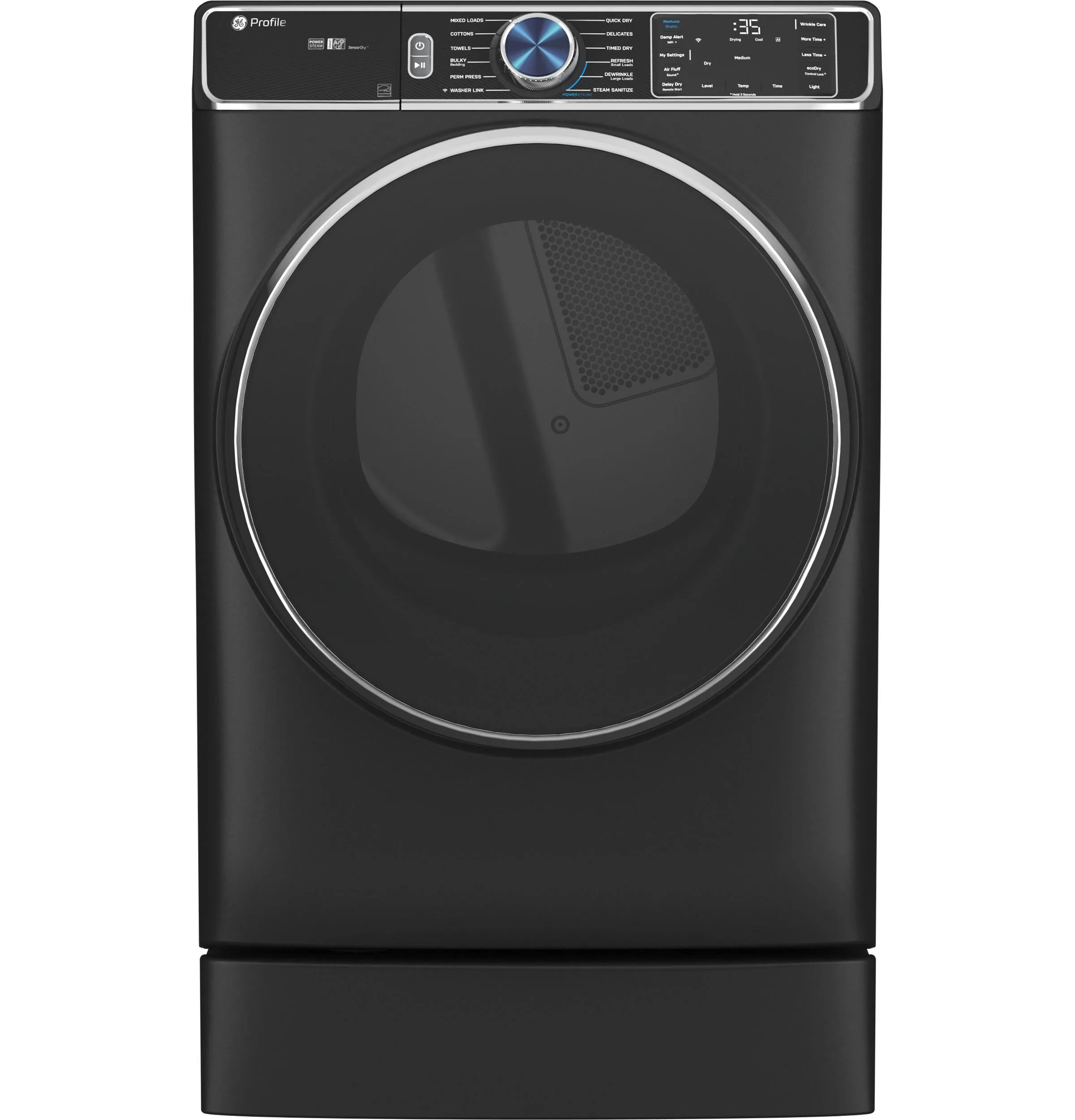 Ge Appliances PFD95ESPTDS Ge Profile&#8482; 7.8 Cu. Ft. Capacity Smart Front Load Electric Dryer With Steam And Sanitize Cycle