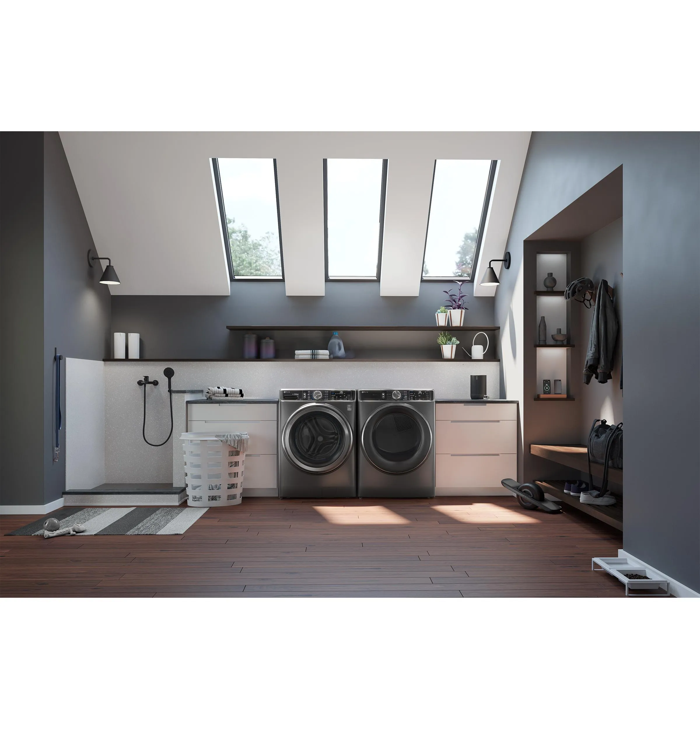 Ge Appliances PFD95GSPWDS Ge Profile&#8482; Energy Star 7.8 Cu. Ft. Capacity Smart Front Load Gas Dryer With Steam And Sanitize Cycle
