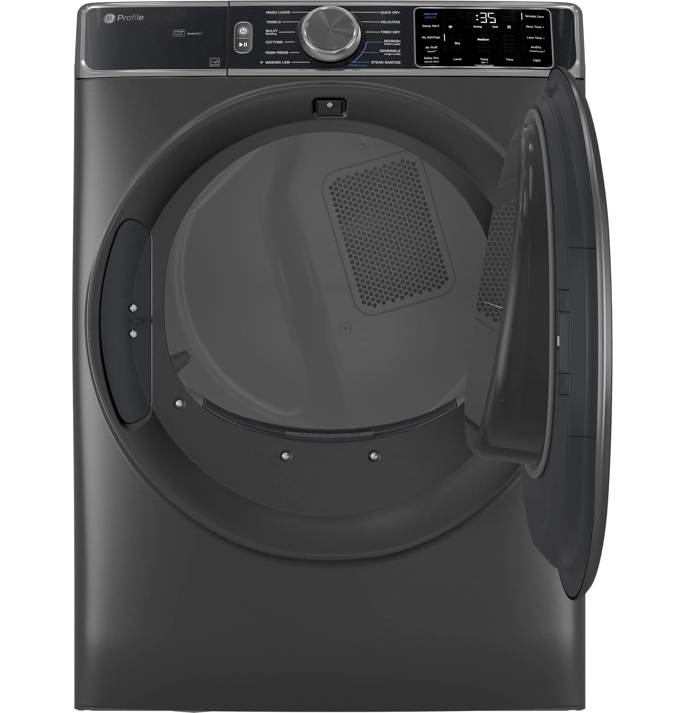Ge Appliances PFD95GSPWDS Ge Profile&#8482; Energy Star 7.8 Cu. Ft. Capacity Smart Front Load Gas Dryer With Steam And Sanitize Cycle