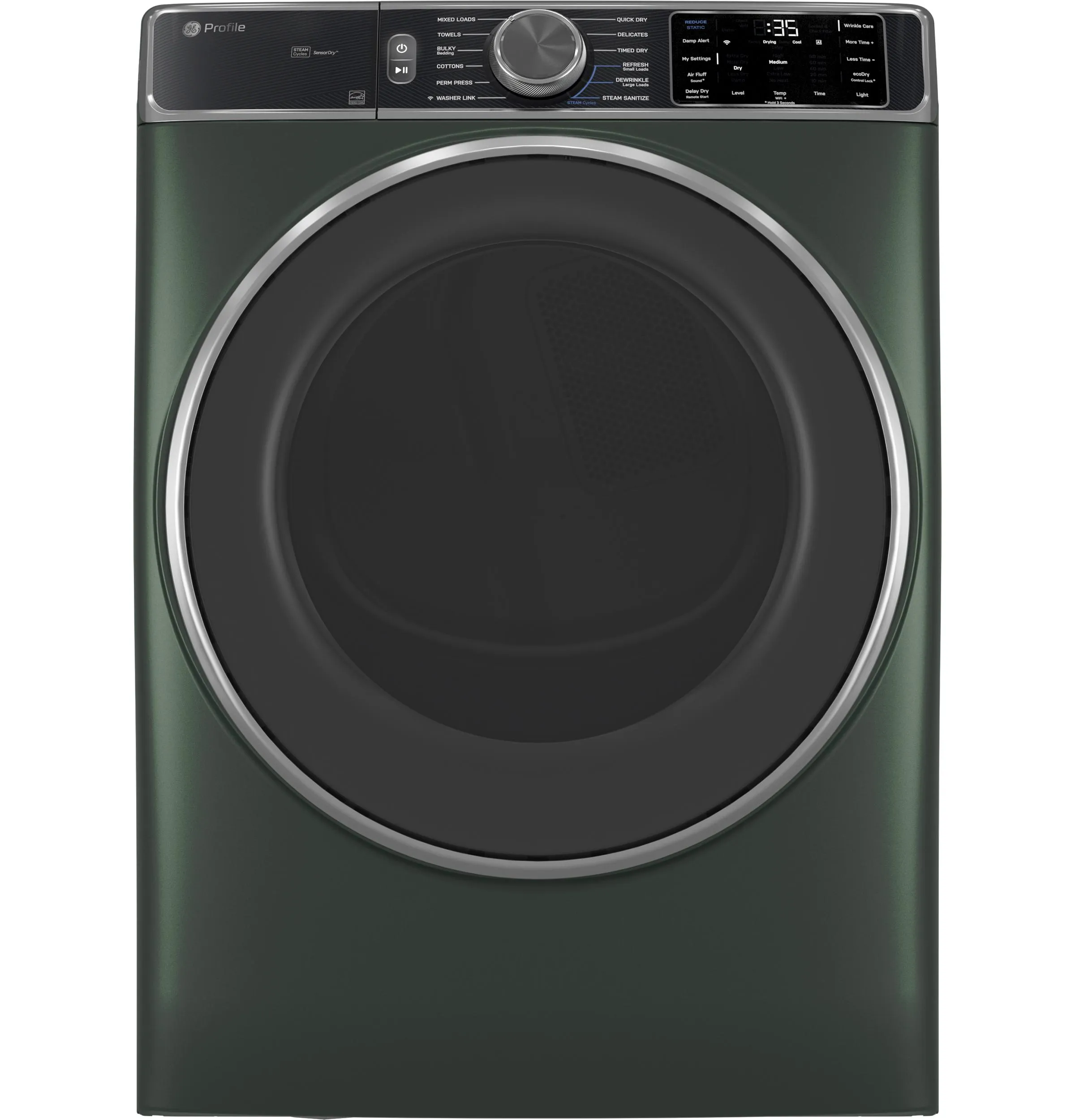 Ge Appliances PFD95GSPWGN Ge Profile&#8482; Energy Star 7.8 Cu. Ft. Capacity Smart Front Load Gas Dryer With Steam And Sanitize Cycle