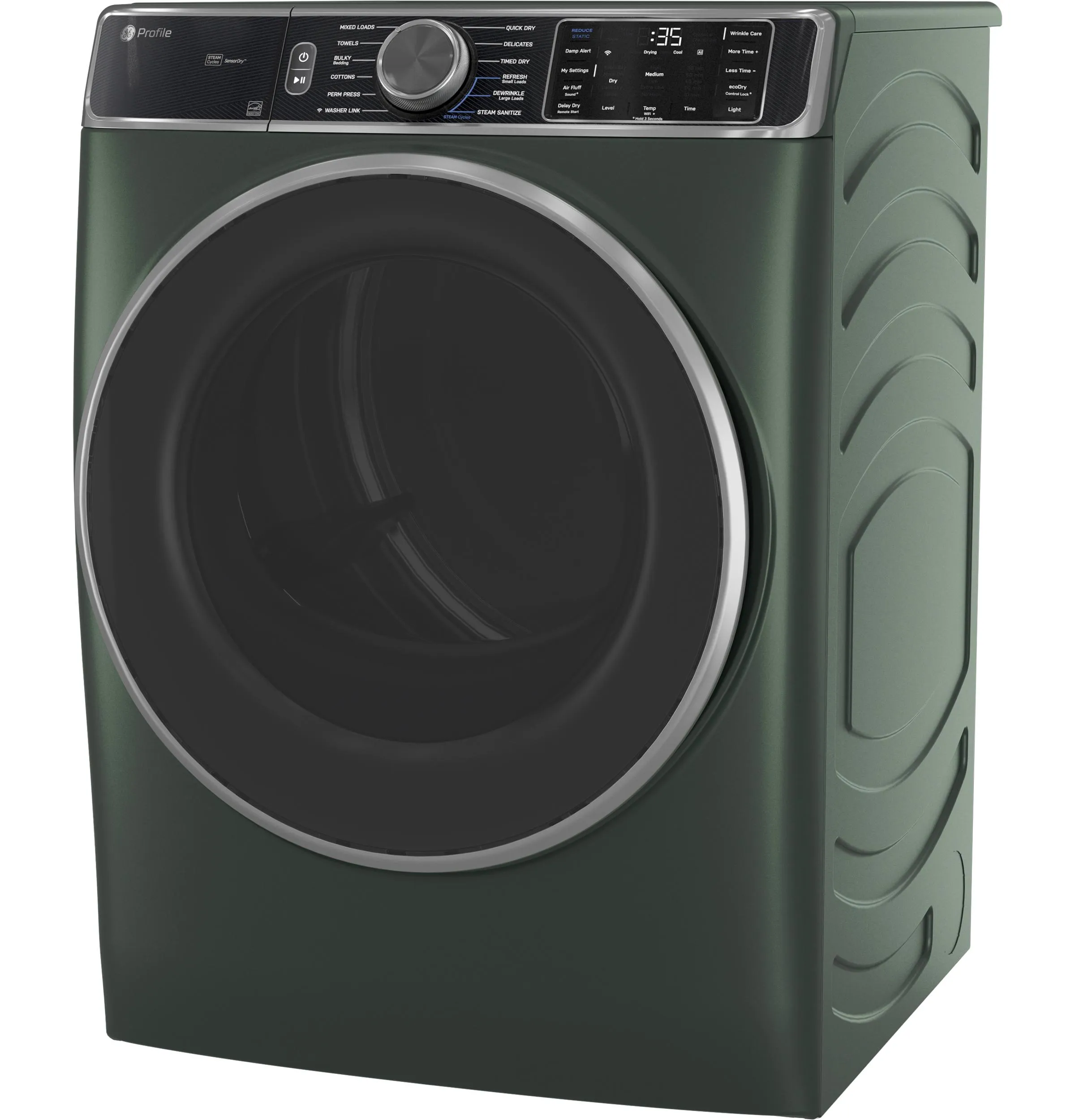 Ge Appliances PFD95GSPWGN Ge Profile&#8482; Energy Star 7.8 Cu. Ft. Capacity Smart Front Load Gas Dryer With Steam And Sanitize Cycle
