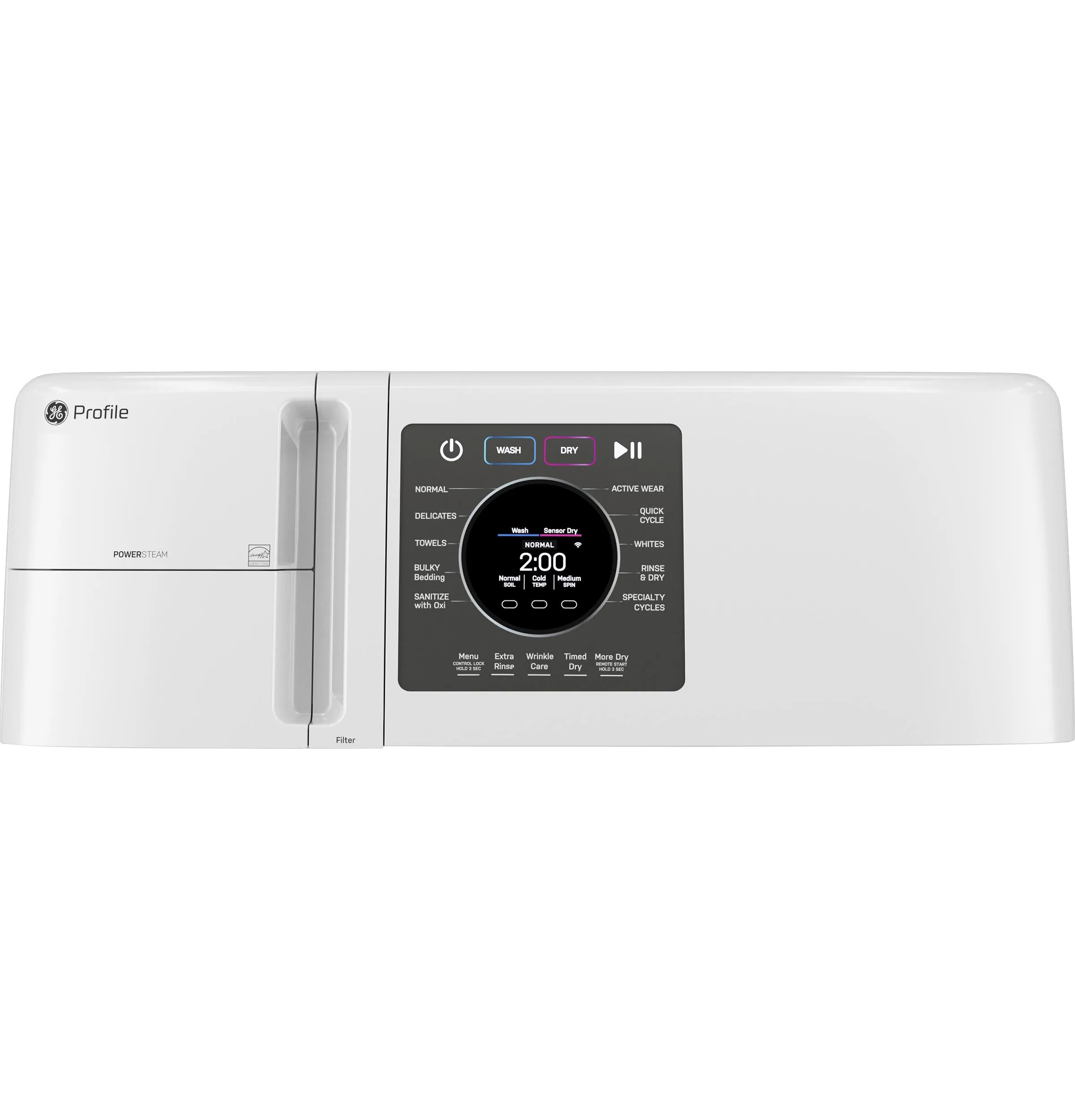 Ge Appliances PFQ83HSSWWW Ge Profile&#8482; Energy Star 4.6 Cu. Ft. Capacity Ultrafast Combo With Ventless Inverter Heat Pump Technology Washer/Dryer