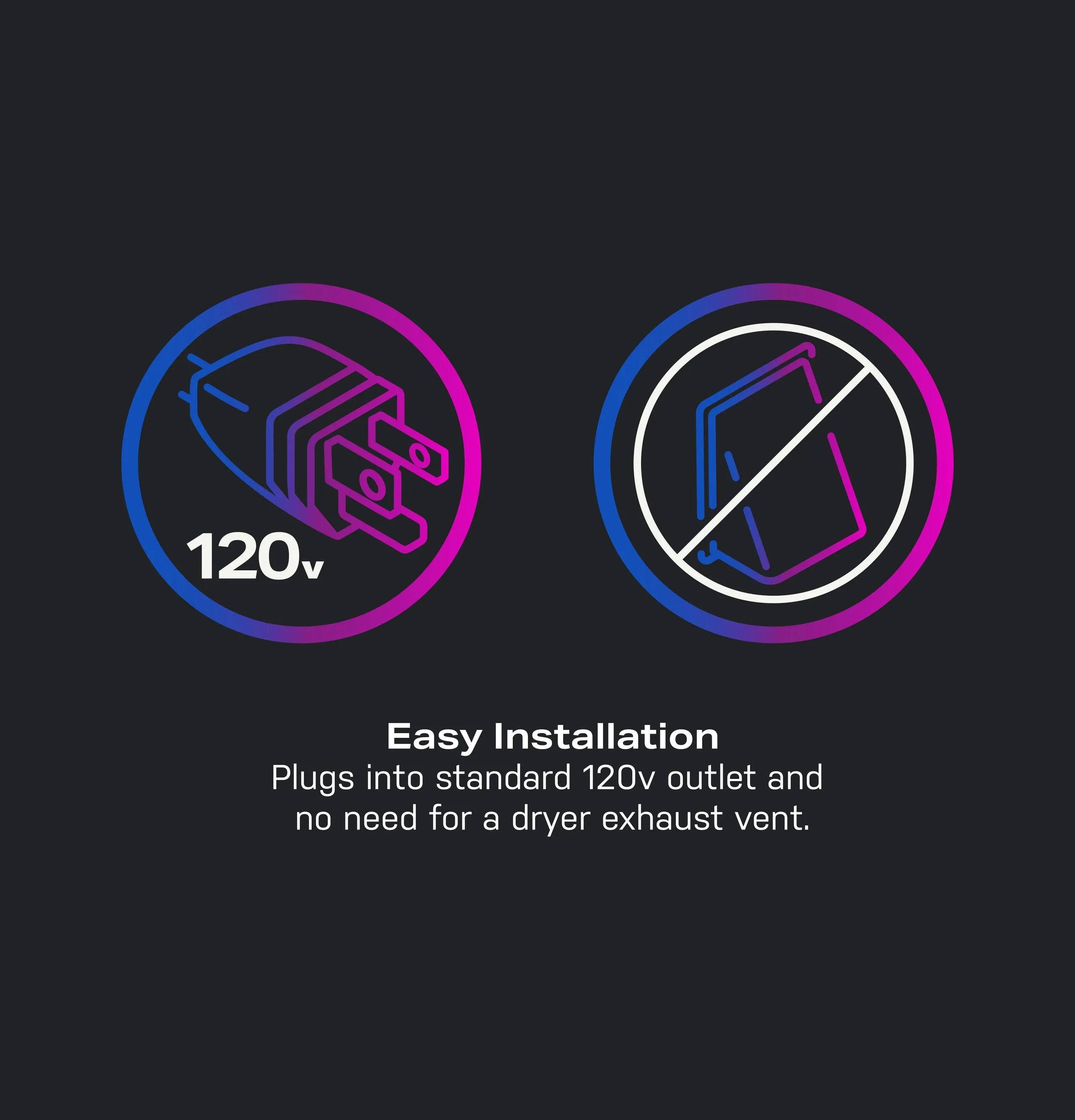 Ge Appliances PFQ97HSPVDS Ge Profile&#8482; 4.8 Cu. Ft. Capacity Ultrafast Combo With Ventless Heat Pump Technology Washer/Dryer
