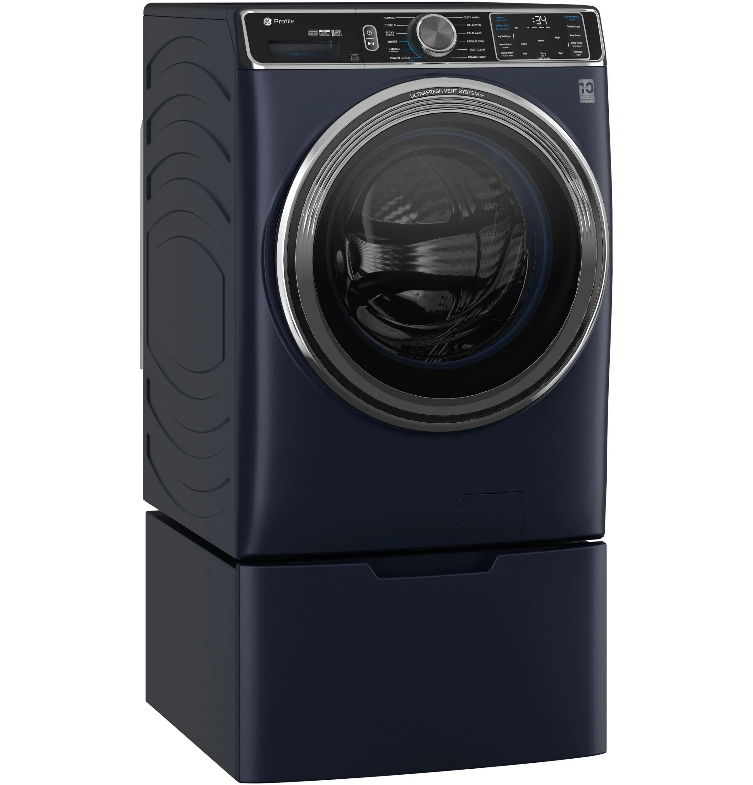 Ge Appliances PFW870SPVRS Ge Profile&#8482; 5.3 Cu. Ft. Capacity Smart Front Load Energy Star Washer With Ultrafresh&#8482; Vent System  With Odorblock&#8482;