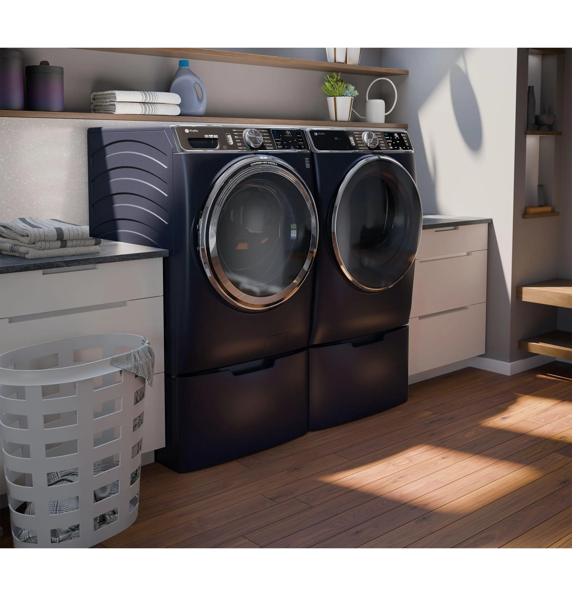 Ge Appliances PFW870SPVRS Ge Profile&#8482; 5.3 Cu. Ft. Capacity Smart Front Load Energy Star Washer With Ultrafresh&#8482; Vent System  With Odorblock&#8482;