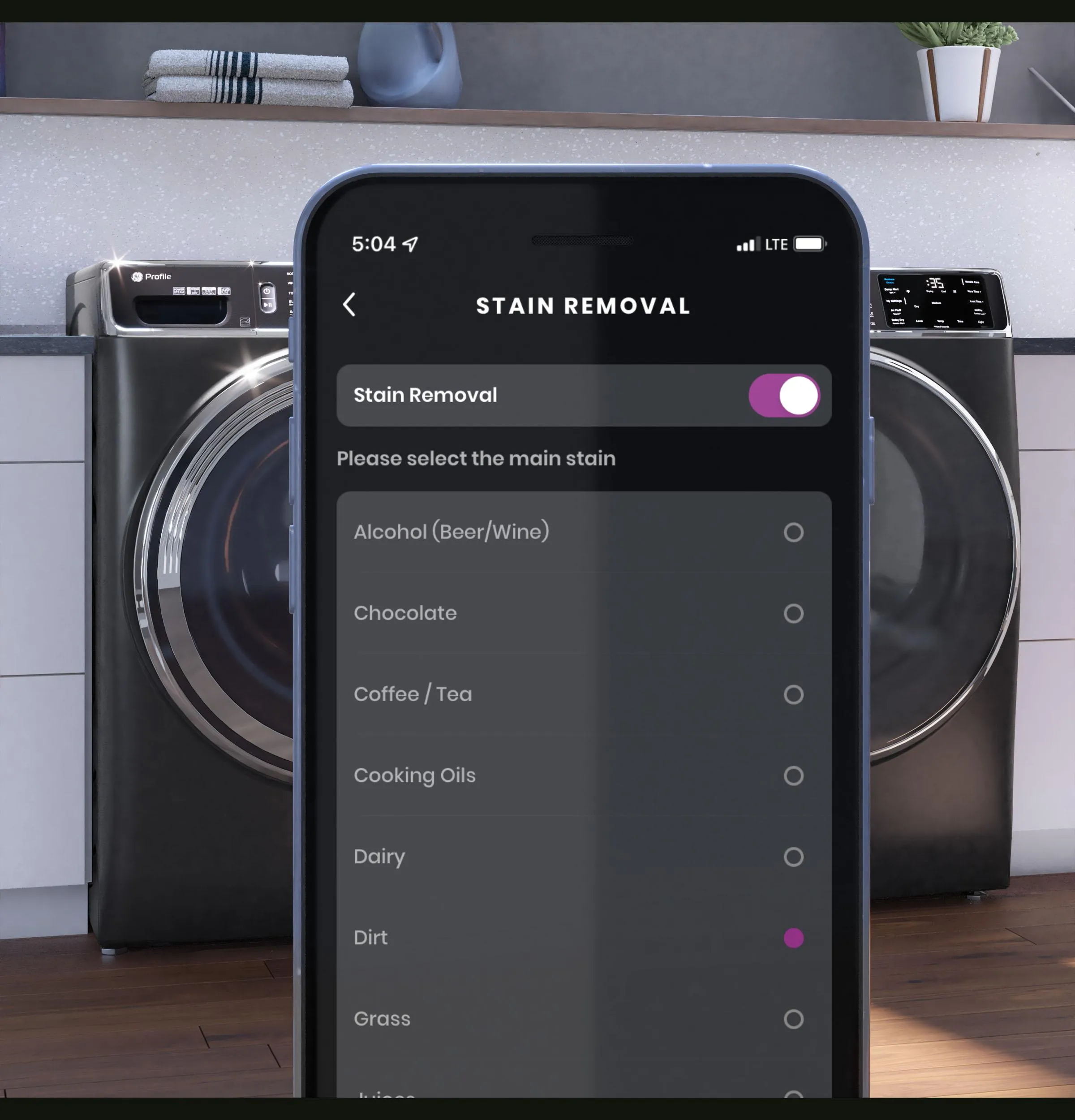 Ge Appliances PFW950SPTDS Ge Profile&#8482; 5.3 Cu. Ft. Capacity Smart Front Load Energy Star Steam Washer With Adaptive Smartdispense&#8482; Ultrafresh Vent System Plus&#8482; With Odorblock&#8482;