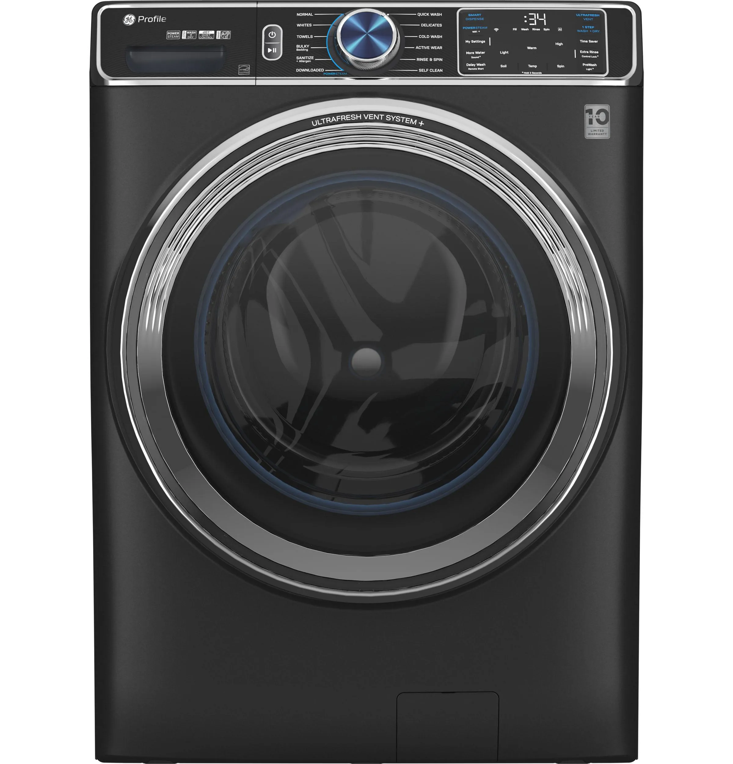 Ge Appliances PFW950SPTDS Ge Profile&#8482; 5.3 Cu. Ft. Capacity Smart Front Load Energy Star Steam Washer With Adaptive Smartdispense&#8482; Ultrafresh Vent System Plus&#8482; With Odorblock&#8482;