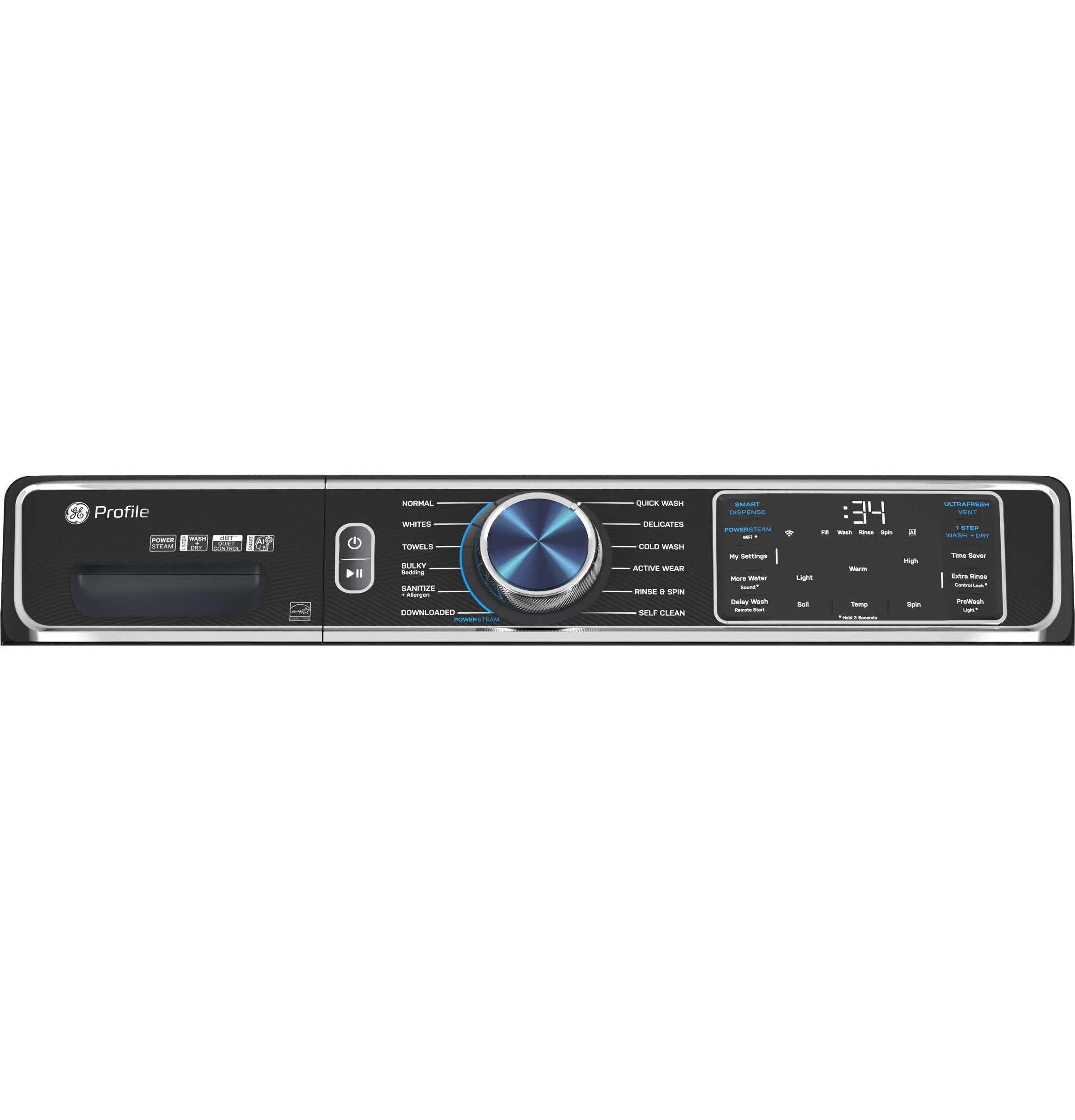 Ge Appliances PFW950SPTDS Ge Profile&#8482; 5.3 Cu. Ft. Capacity Smart Front Load Energy Star Steam Washer With Adaptive Smartdispense&#8482; Ultrafresh Vent System Plus&#8482; With Odorblock&#8482;