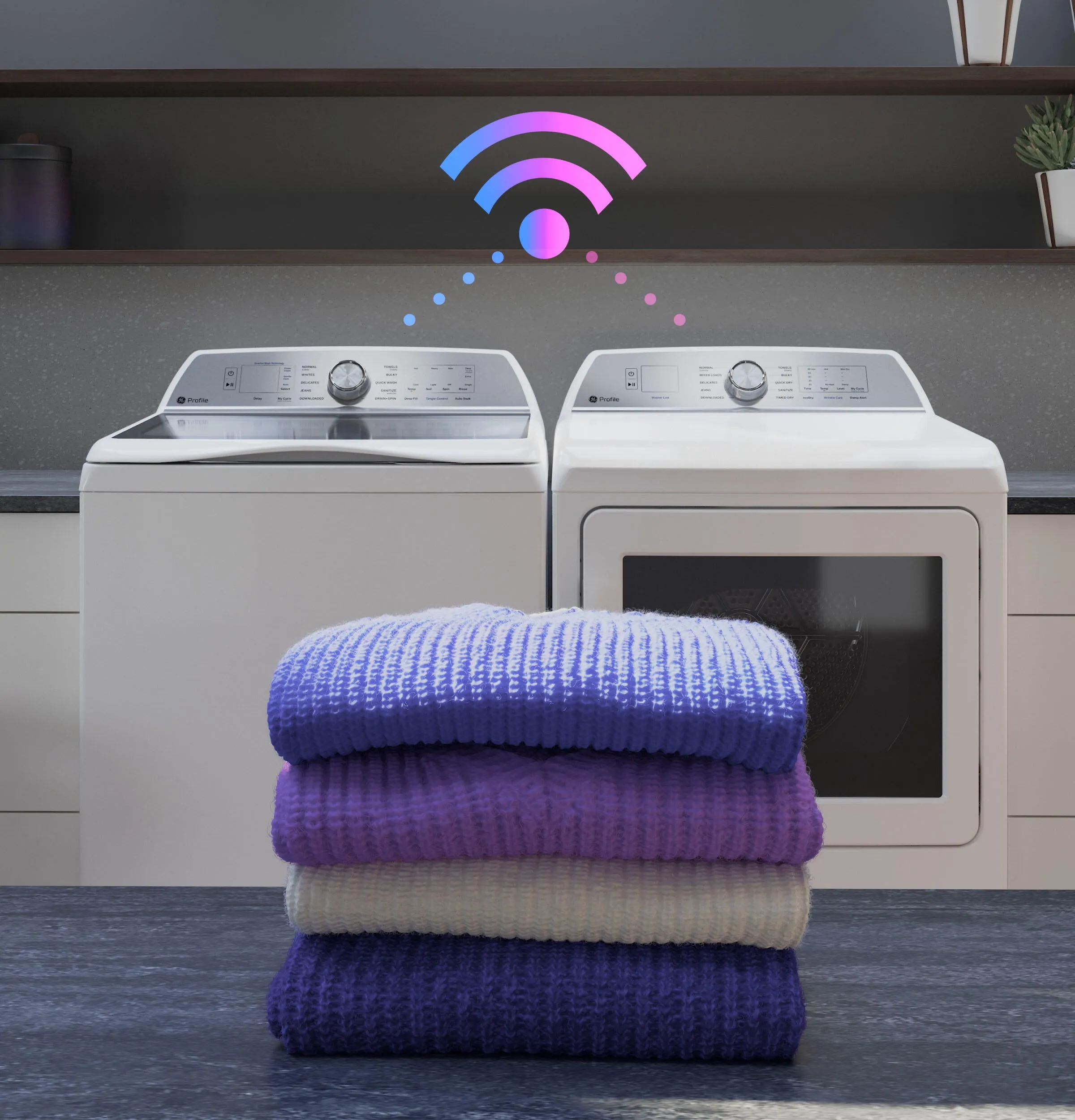 Ge Appliances PTD60EBSRWS Ge Profile&#8482; 7.4 Cu. Ft. Capacity Aluminized Alloy Drum Electric Dryer With Sanitize Cycle And Sensor Dry