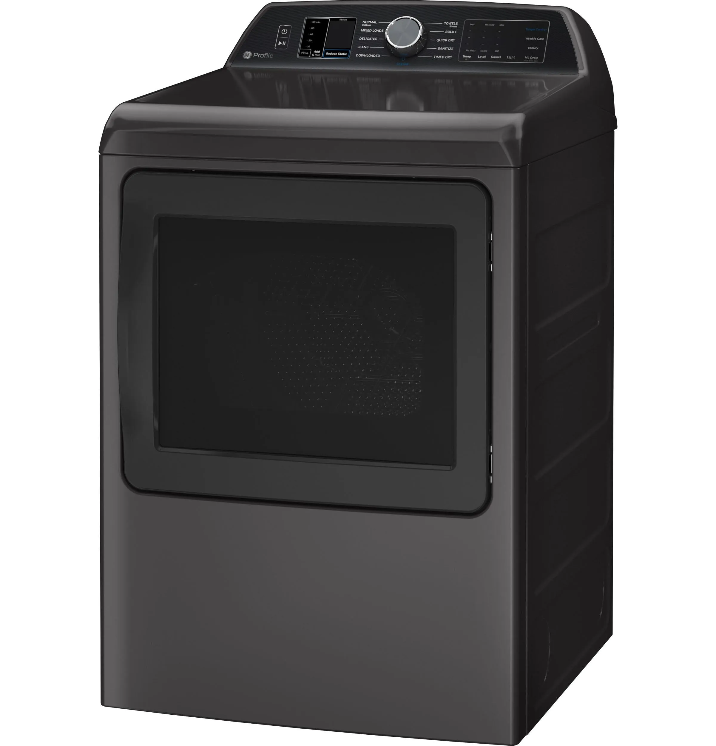Ge Appliances PTD70EBPTDG Ge Profile&#8482; 7.4 Cu. Ft. Capacity Smart Aluminized Alloy Drum Electric Dryer With Sanitize Cycle And Sensor Dry