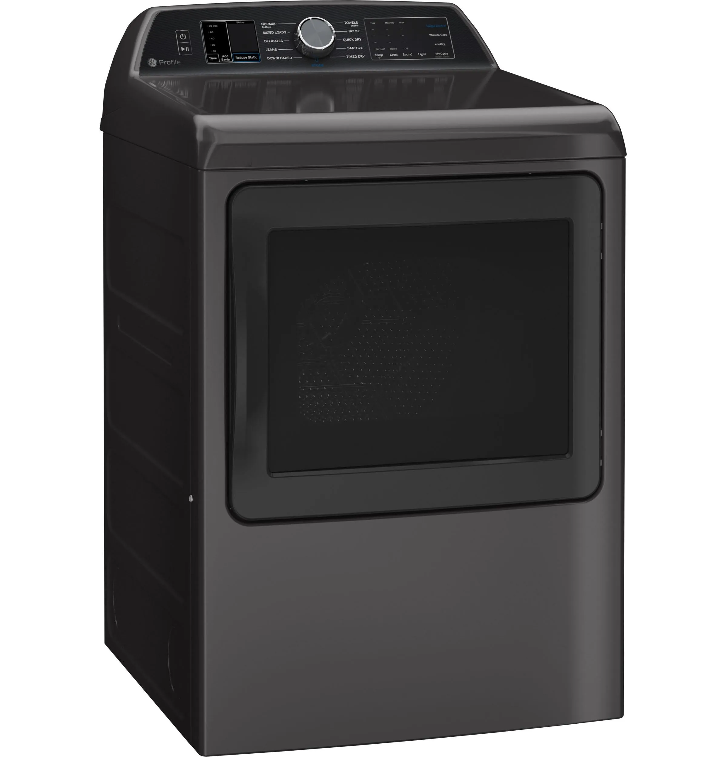 Ge Appliances PTD70EBPTDG Ge Profile&#8482; 7.4 Cu. Ft. Capacity Smart Aluminized Alloy Drum Electric Dryer With Sanitize Cycle And Sensor Dry